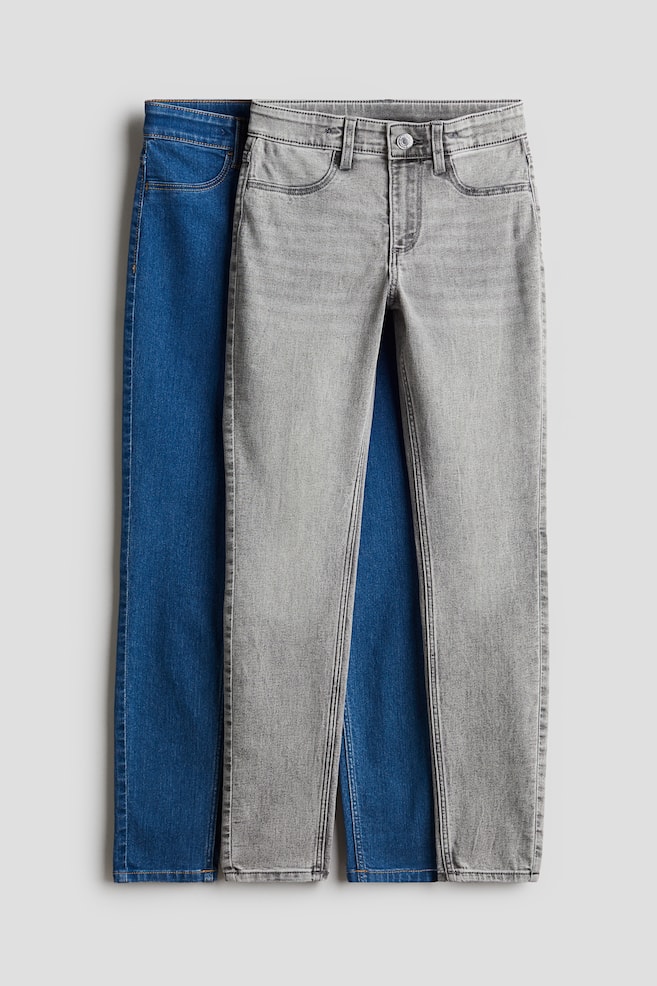 Pack de 2 vaqueros Skinny Fit - Azul denim/Gris denim/Azul denim claro/Negro/Azul denim/Azul denim claro - 1