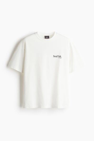 ルーズフィット プリントTシャツ