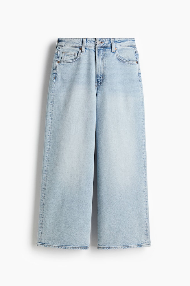 Wide jeans - Light denim blue/Light denim blue/Dark denim blue/Denim blue - 1