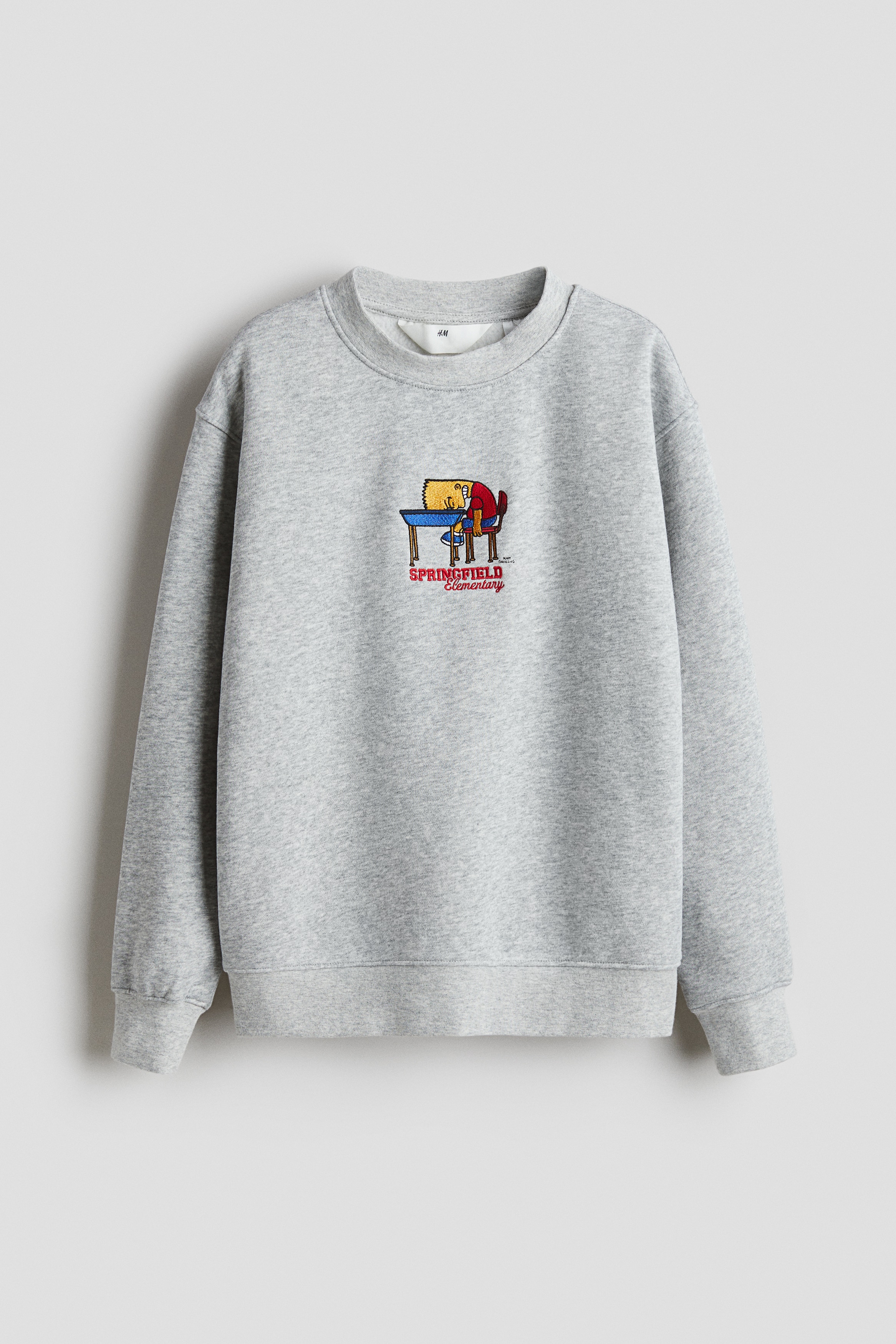 Printed sweatshirt - Light grey marl/The Simpsons/Blue/PlayStation/Light grey marl/Garfield/Cream/Pokémon/Beige/The Simpsons/Red/Garfield