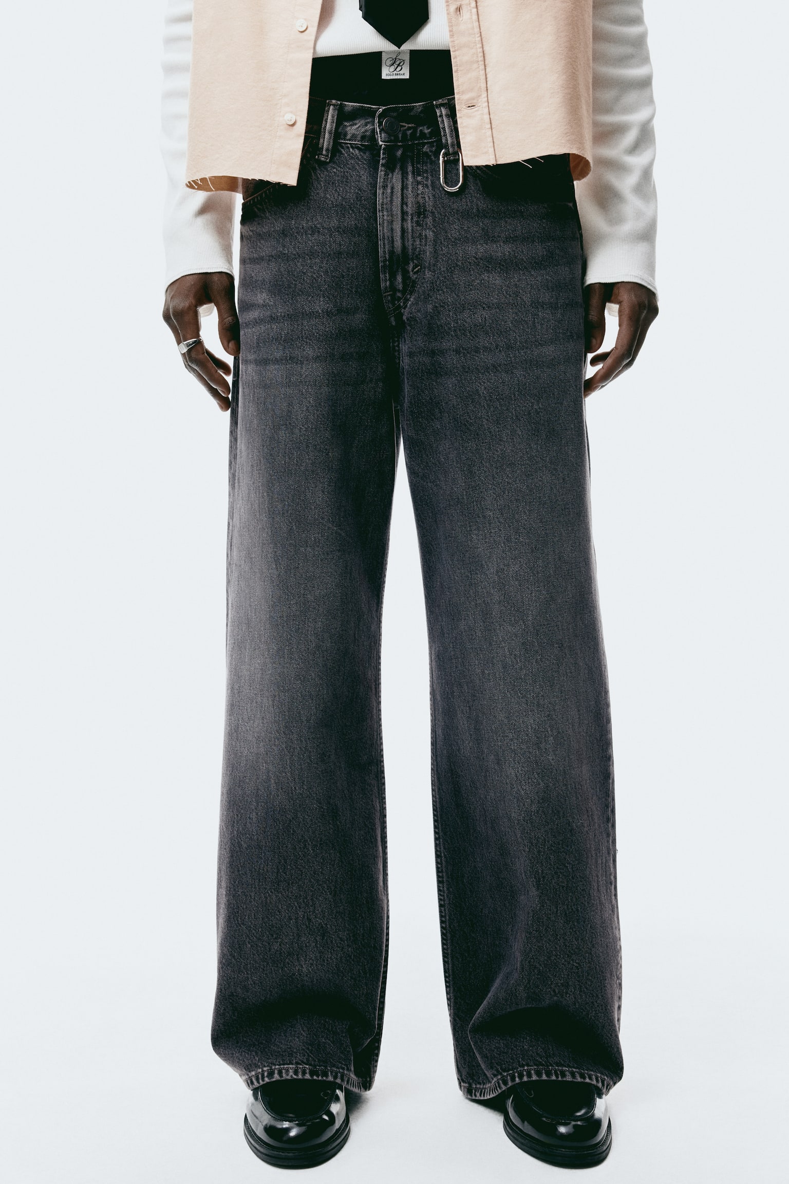 Wide Jeans - Denim grey/Light denim blue/Dark denim blue - 3