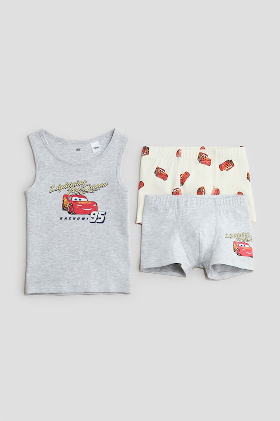 Детский комплект белья H&M из хлопка, 3 предмета