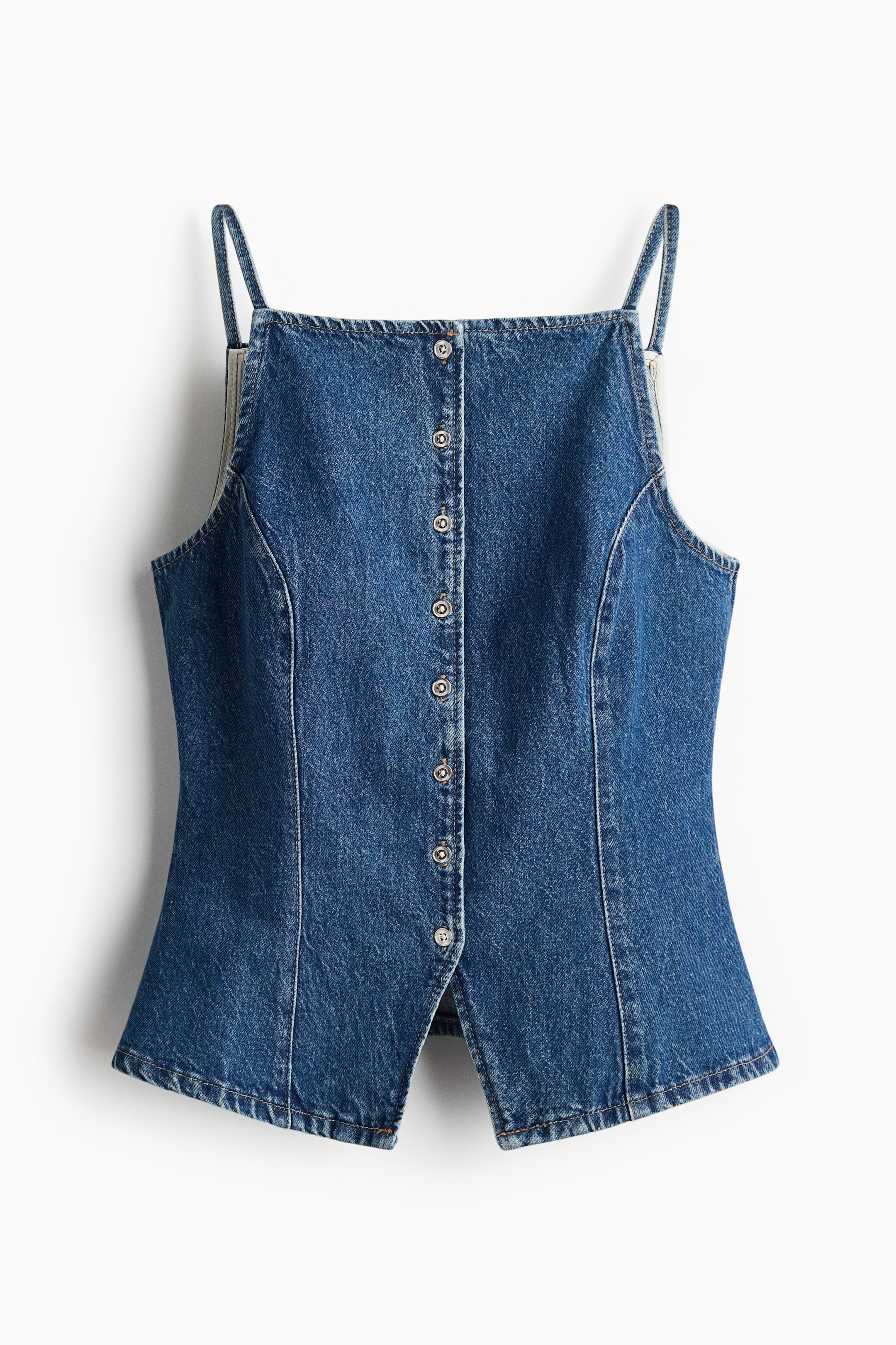 Veste sans manches en denim