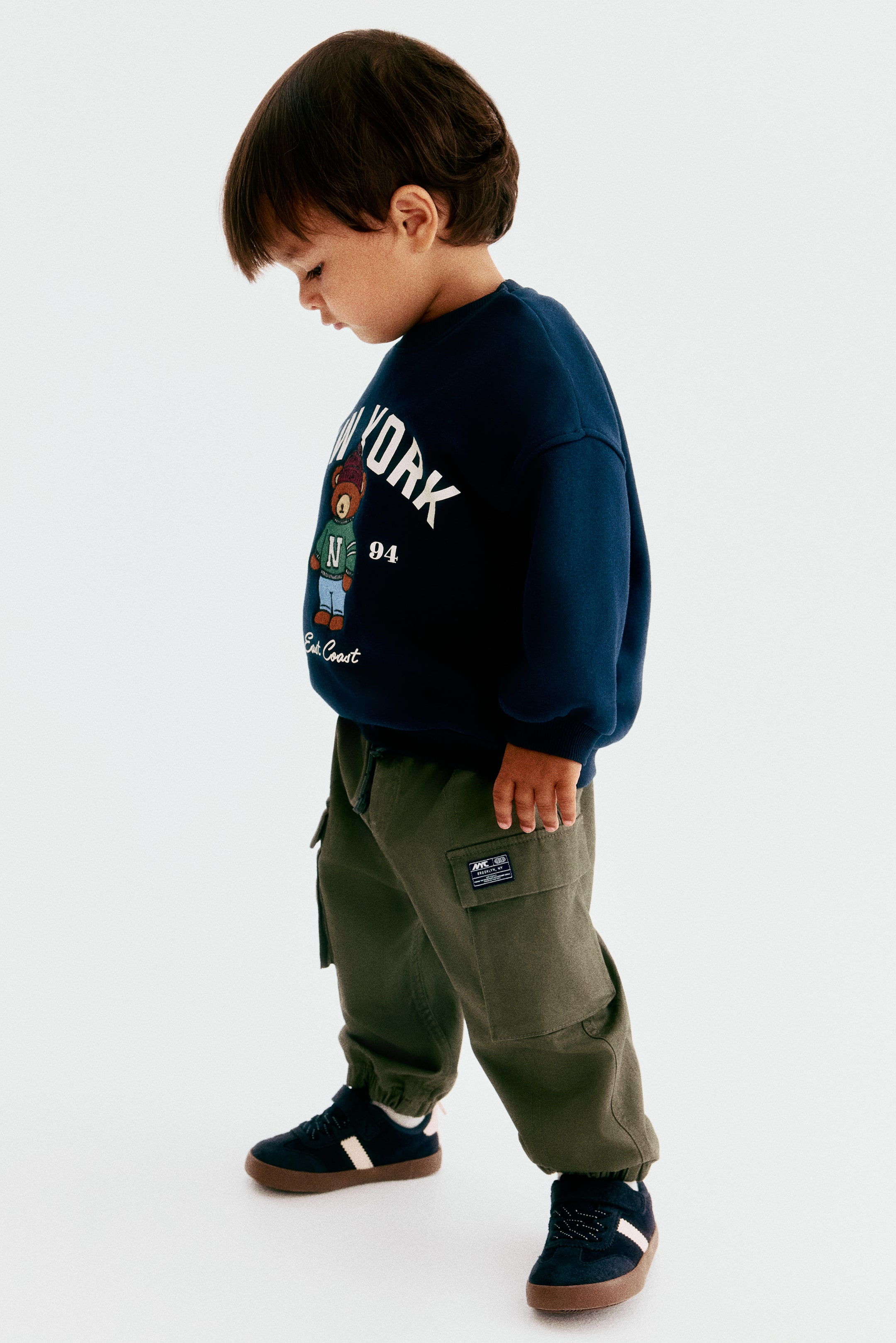 Детские джинсы H&M Cargo-Style Joggers — фото 4
