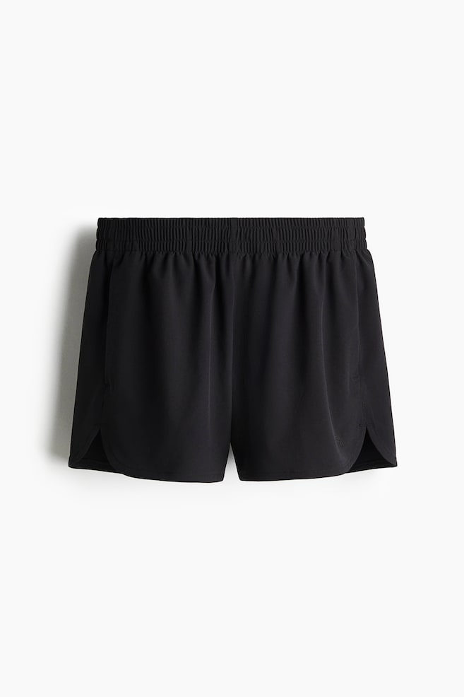 Running shorts with DryMove™ - Black - 1