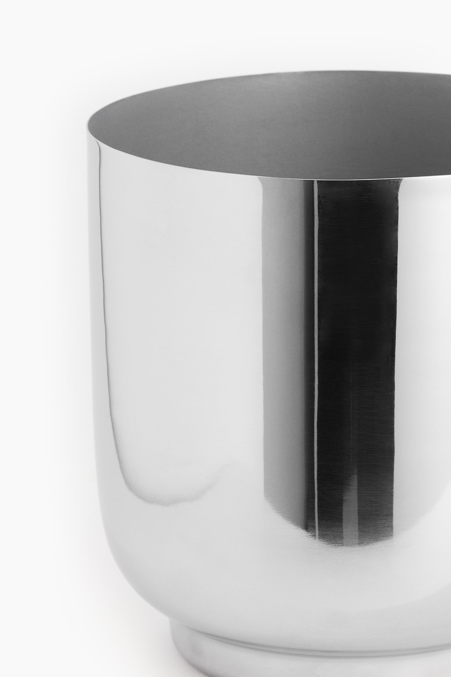 Small stainless steel plant pot - Silver-coloured - 2