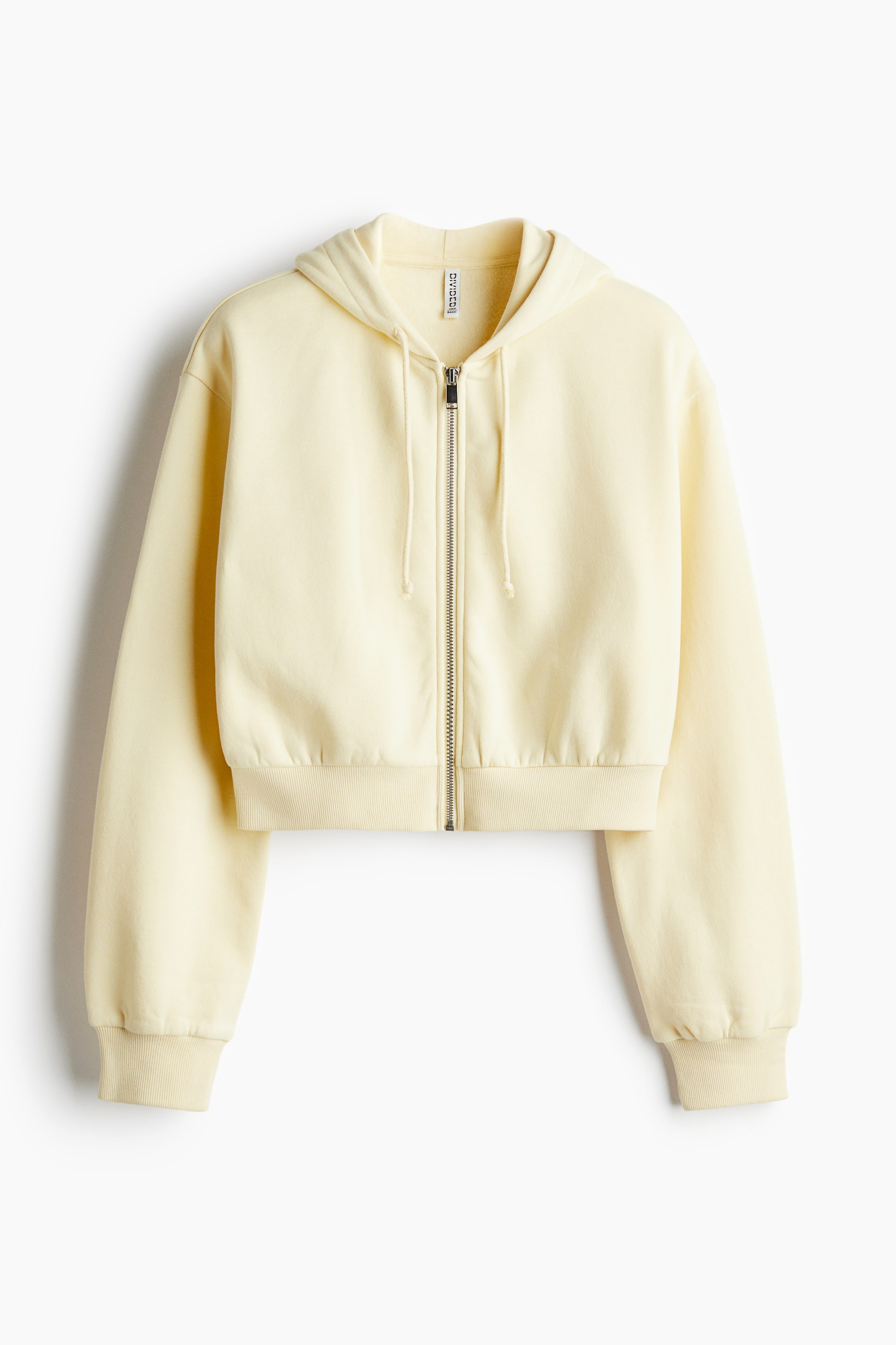 Short Hooded Sweatshirt Jacket