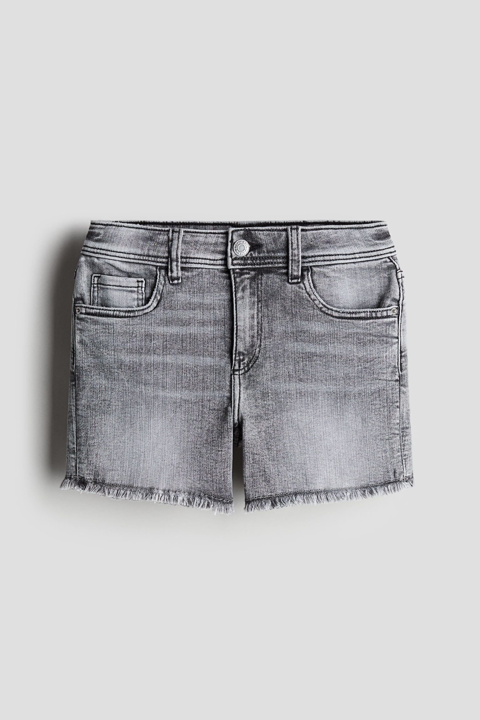 Denim shorts - Denim grey/Light denim blue - 1