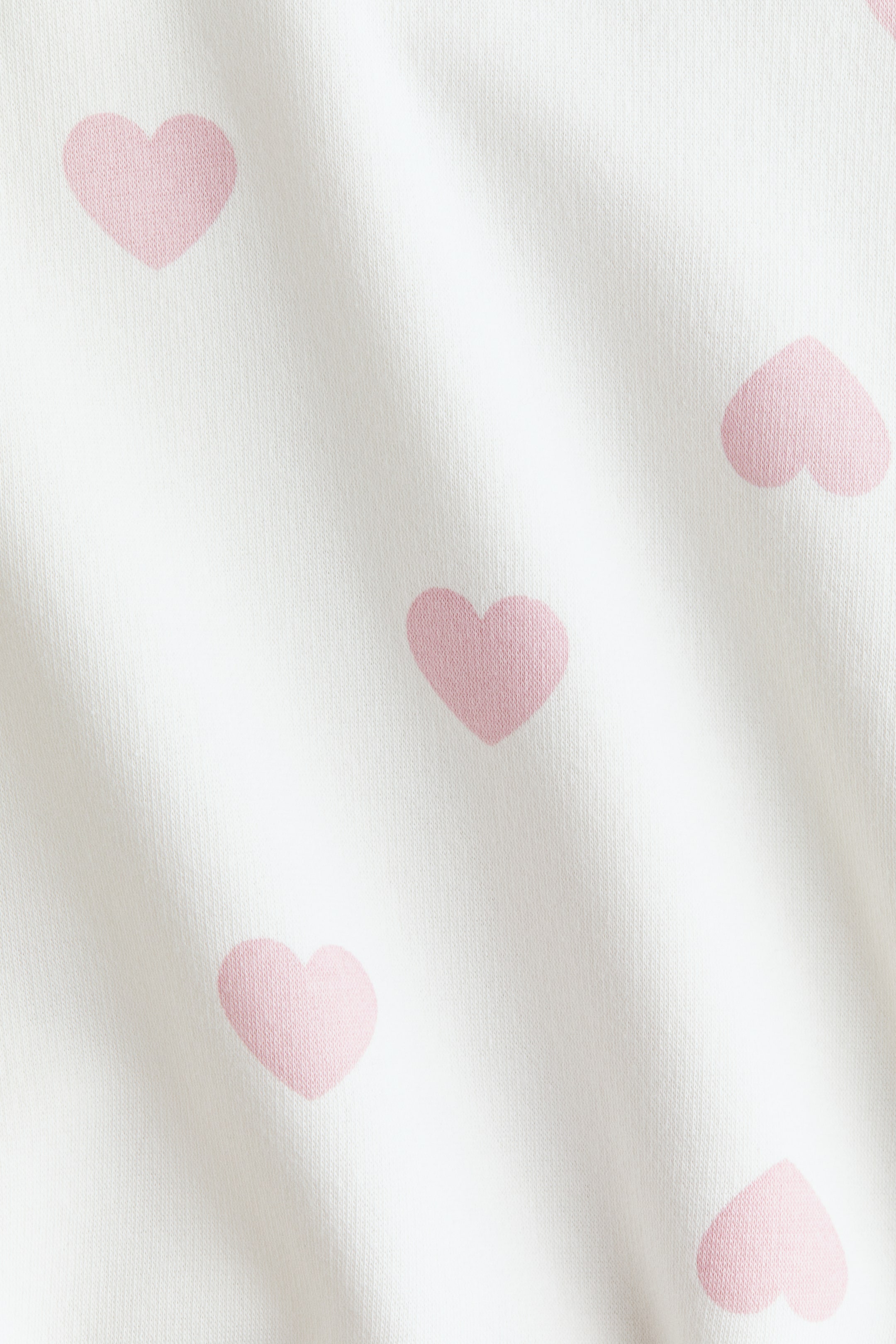 이미지 확대 보기: 기모 라인드 오버사이즈 스웨트셔츠 - 화이트/하트 - Kids | H&M KR 2