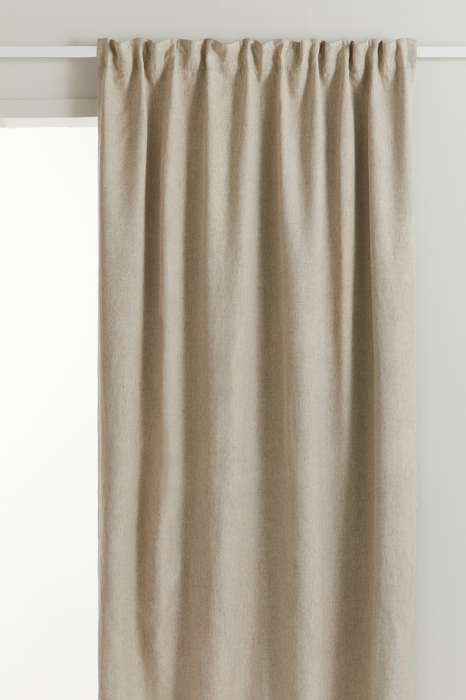 2-pack blackout lyocell-blend curtains - Beige/White - 2