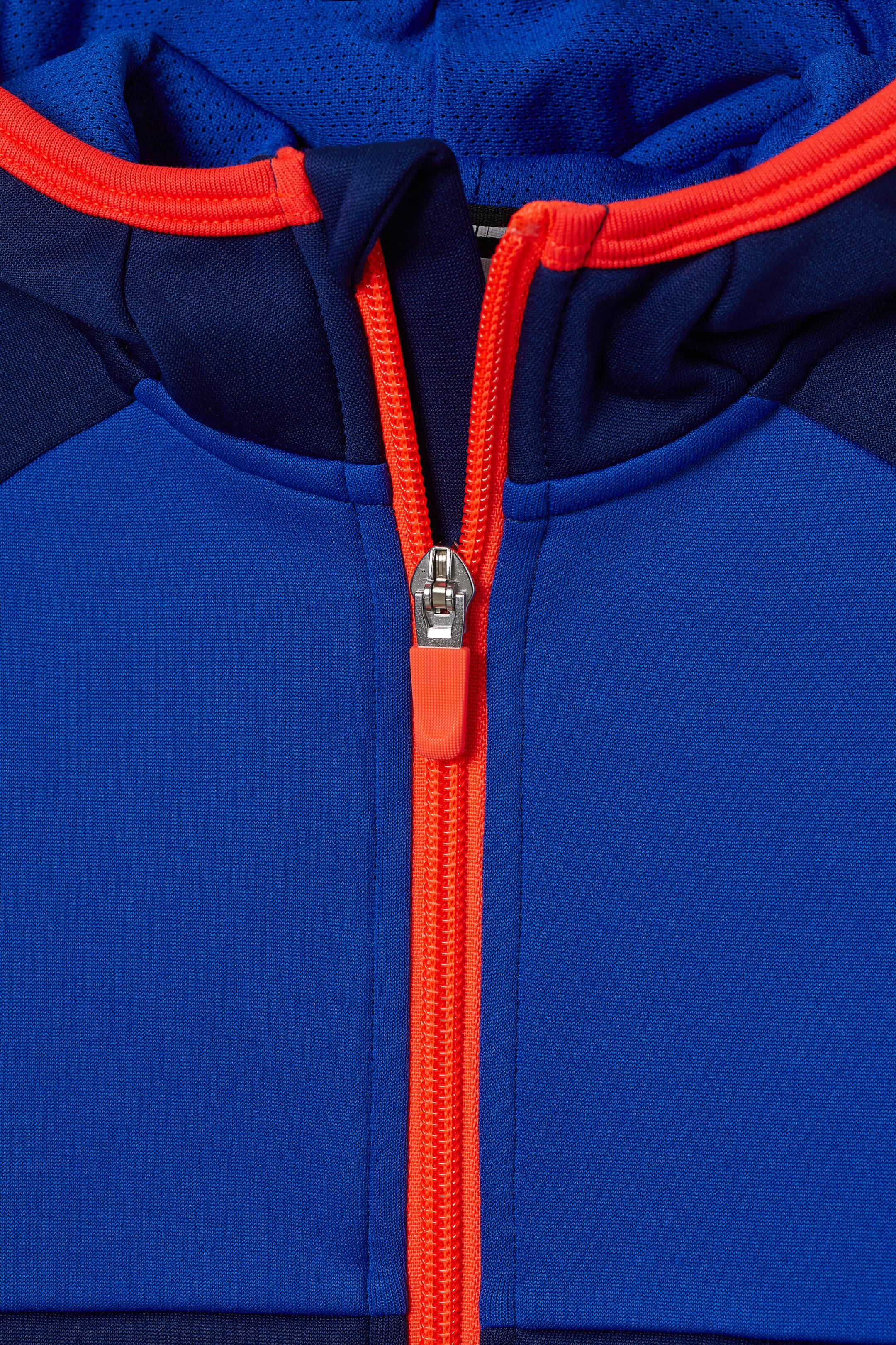 Προβολή μεγαλύτερης εικόνας: Αθλητική ζακέτα με κουκούλα - Έντονο μπλε/colour blocking - Kids | H&M GR 2