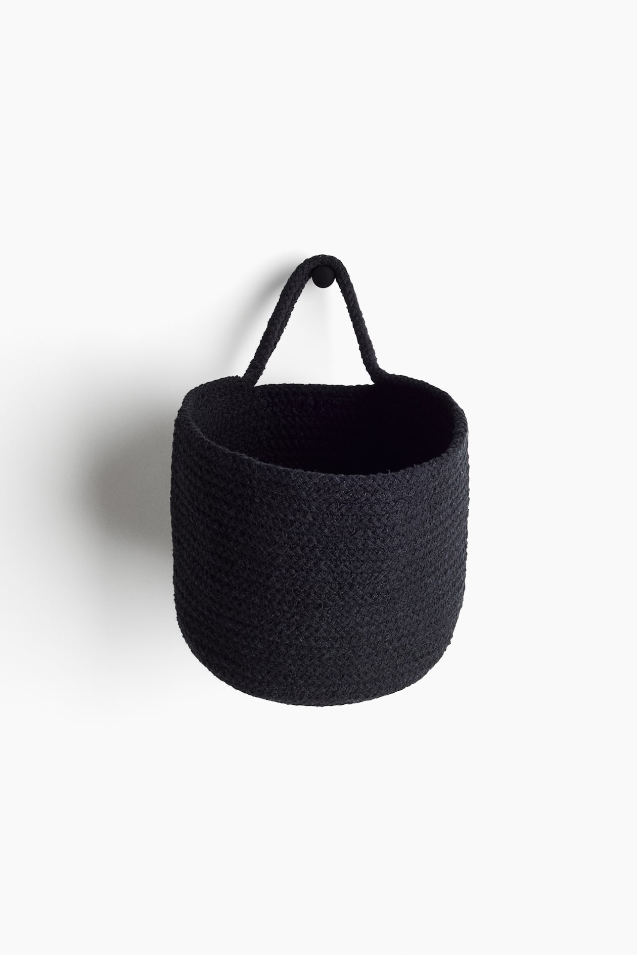 Cotton Wall Storage Basket - Black - Home All | H&M US