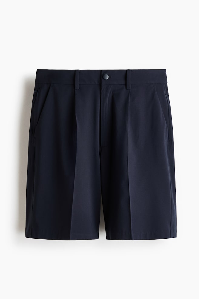 Four-Way Stretch Loose-Fit Shorts - Navy blue/Black/Dark brown - 1