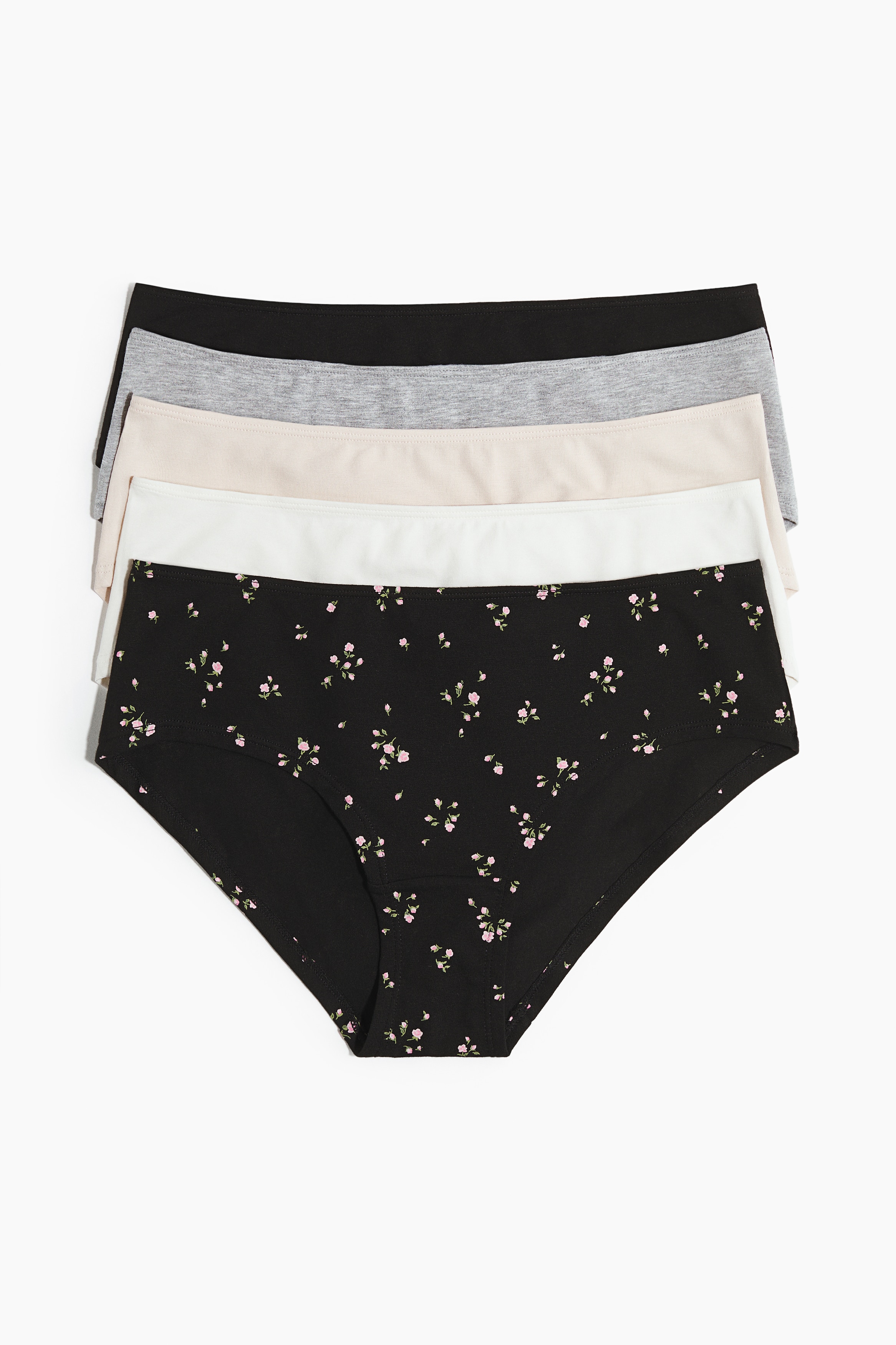 5-pack cotton hipster briefs
