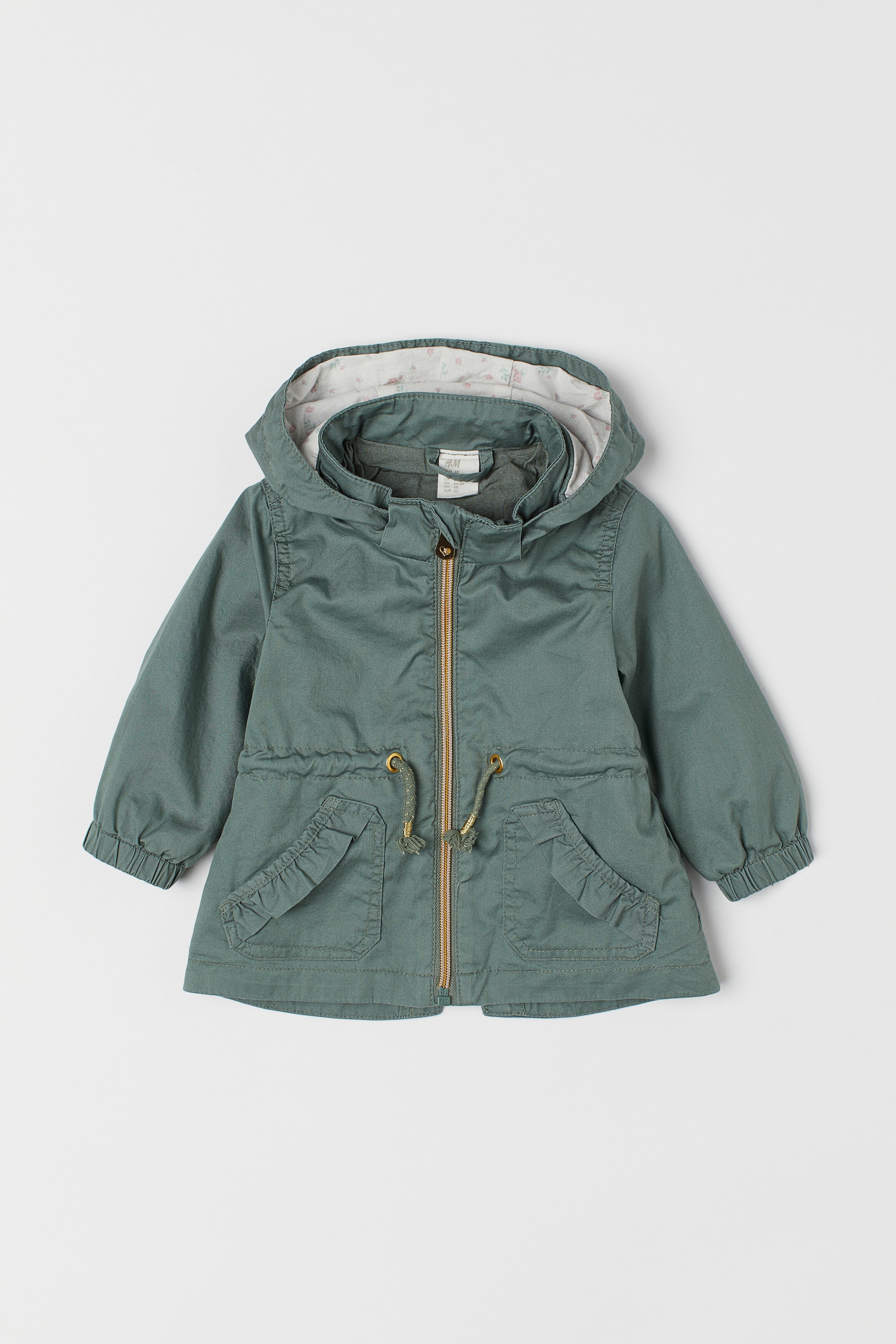 Grotere afbeelding bekijken: Katoenen parka - Groen - KINDEREN | H&M NL 1