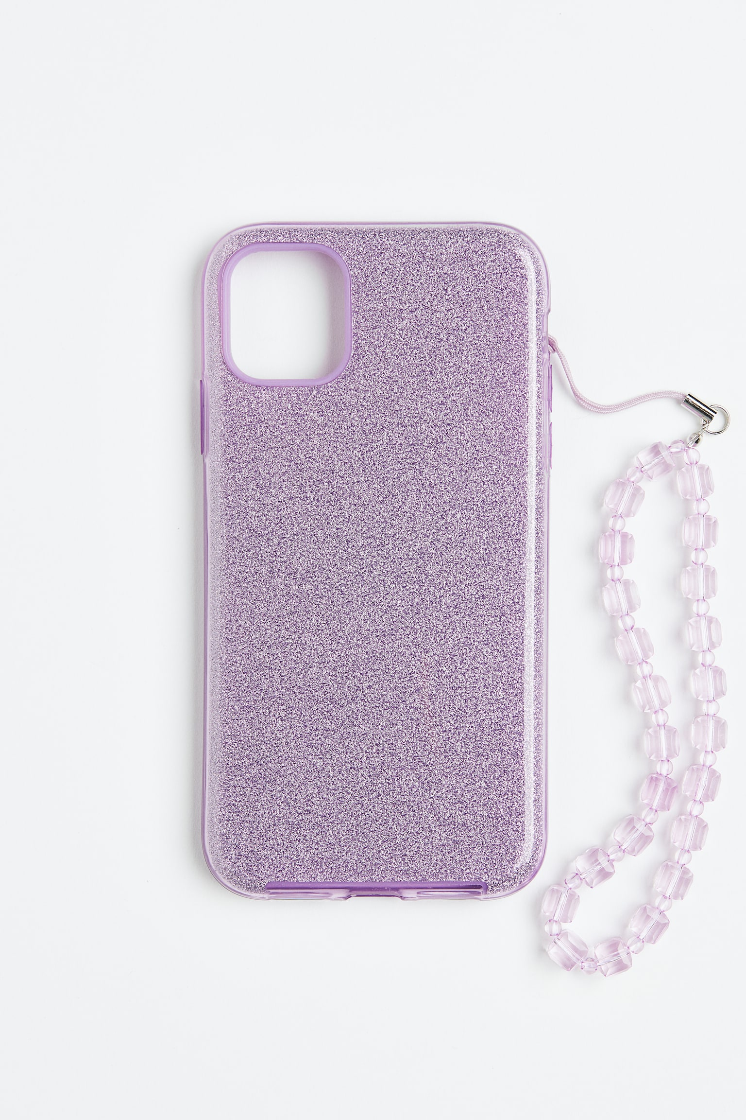 Glittery iPhone case and phone decoration - Purple - 1