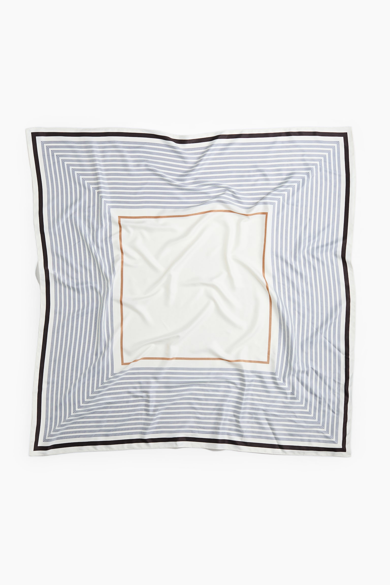 צעיף עם דוגמה - Blue/Patterned/כחול נייבי/קשרים - 2