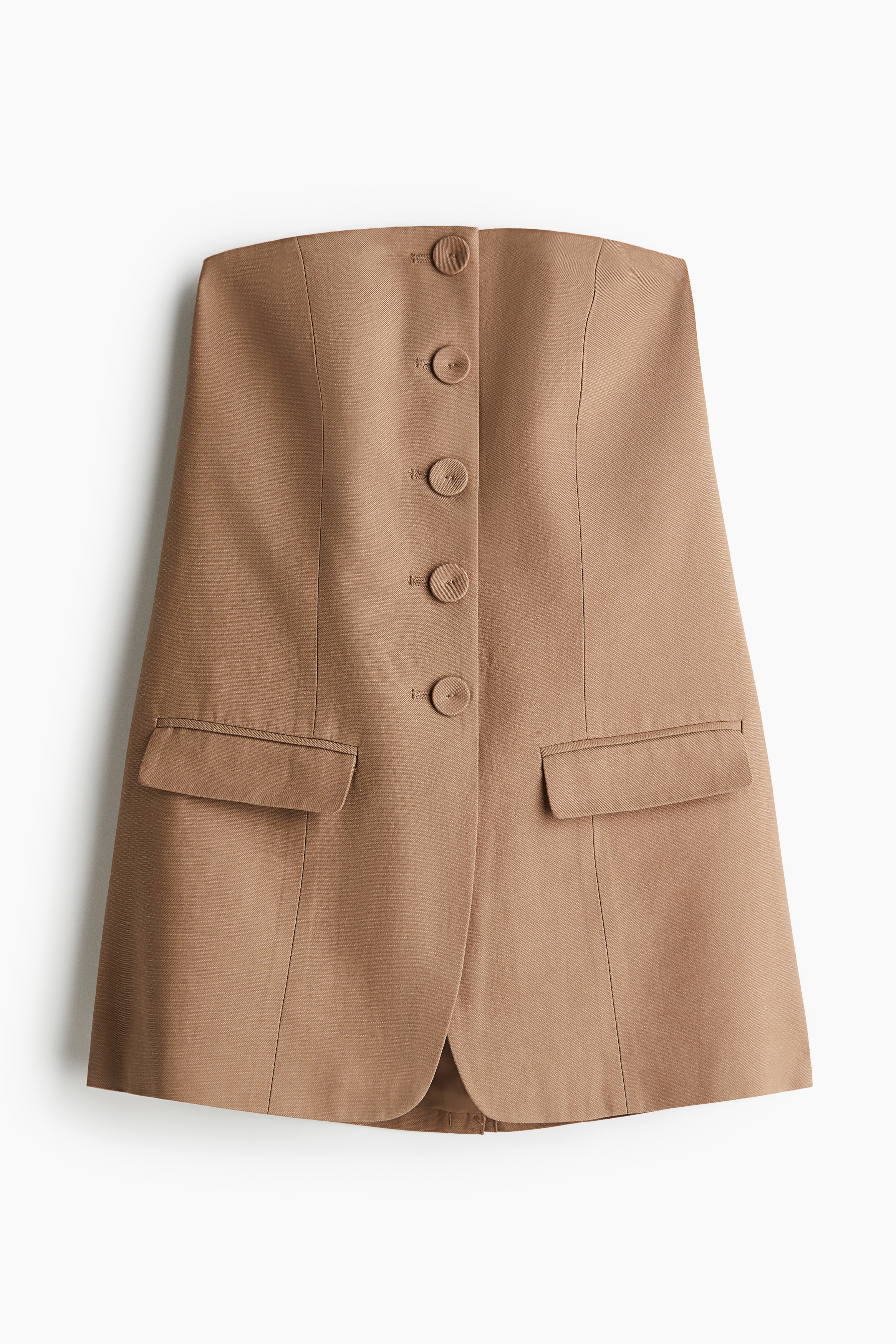 Στράπλες γιλέκο - Μπεζ