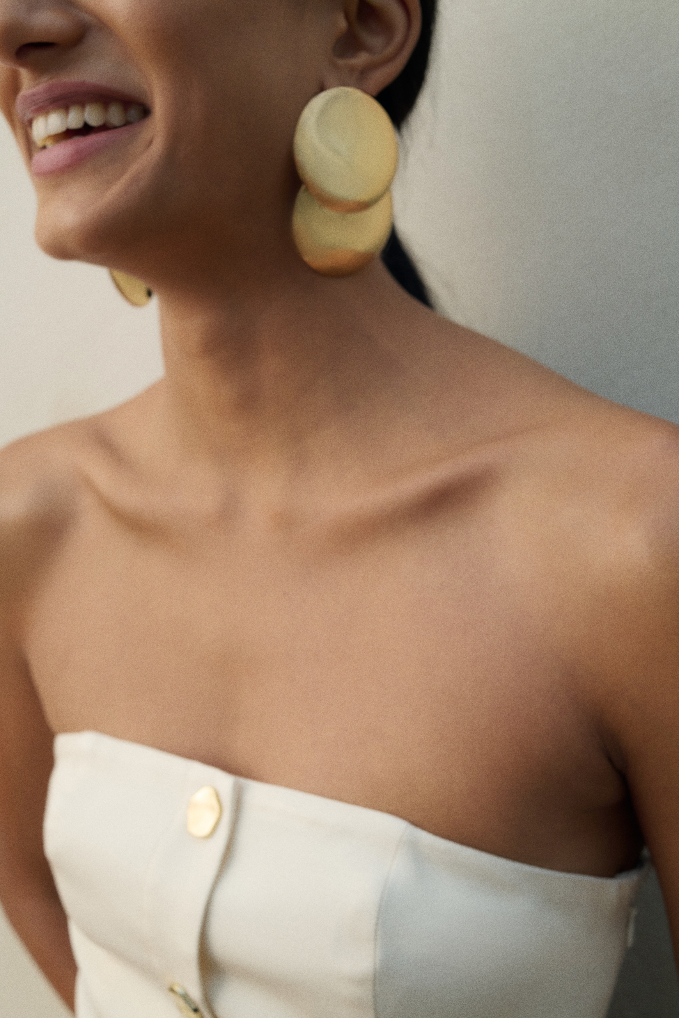 Large earrings