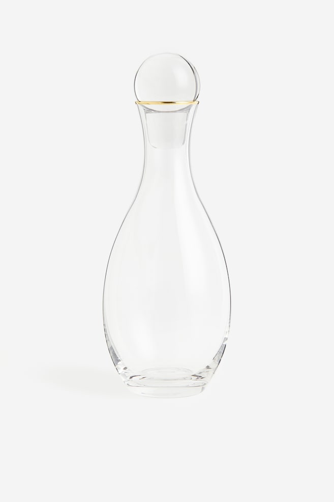 Clear glass carafe - Clear glass - 1