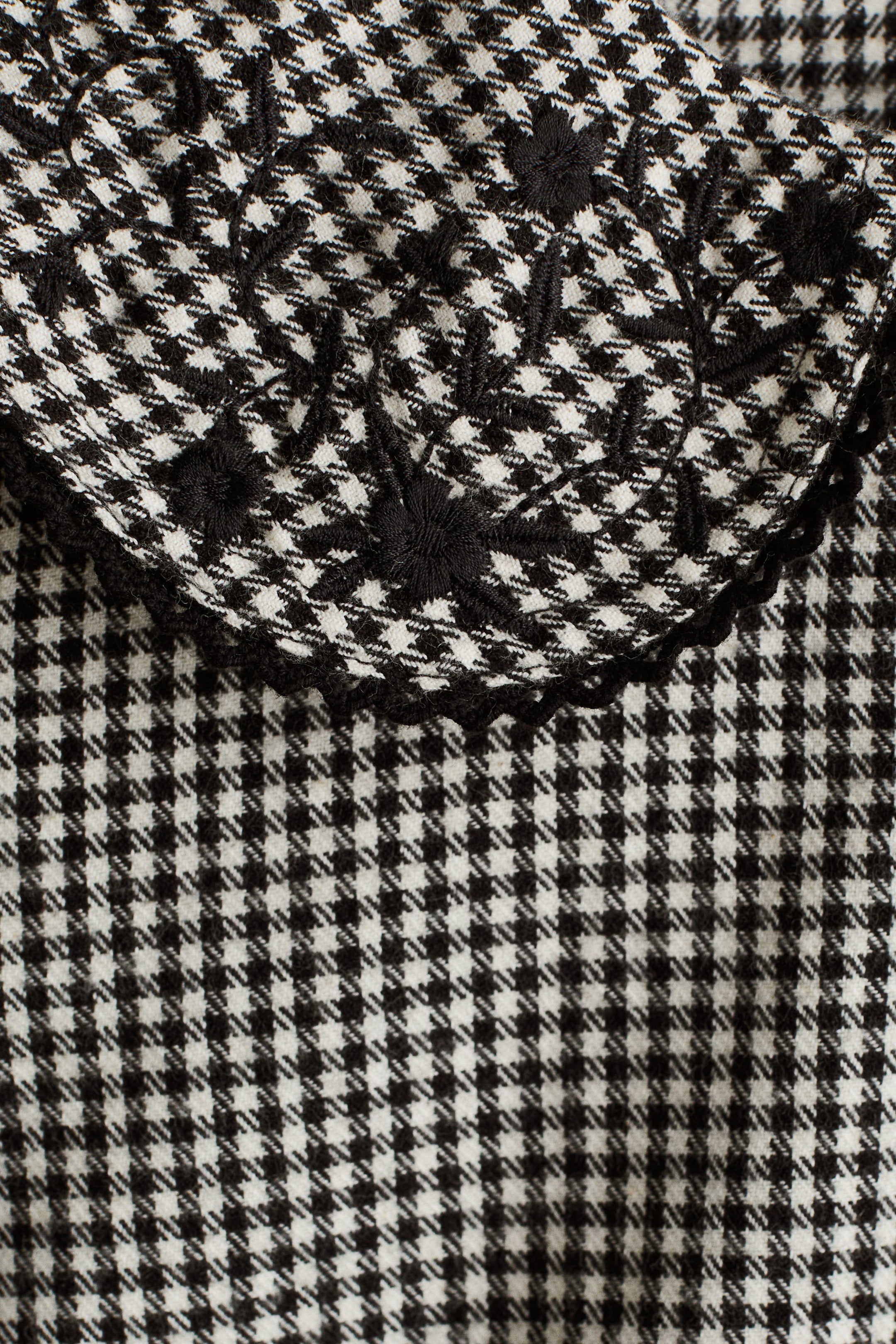 Embroidered-Detail Cotton Blouse