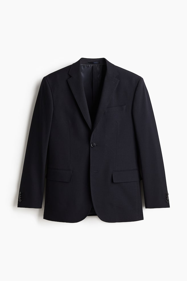 Slim Fit Jacket - Navy blue - 1