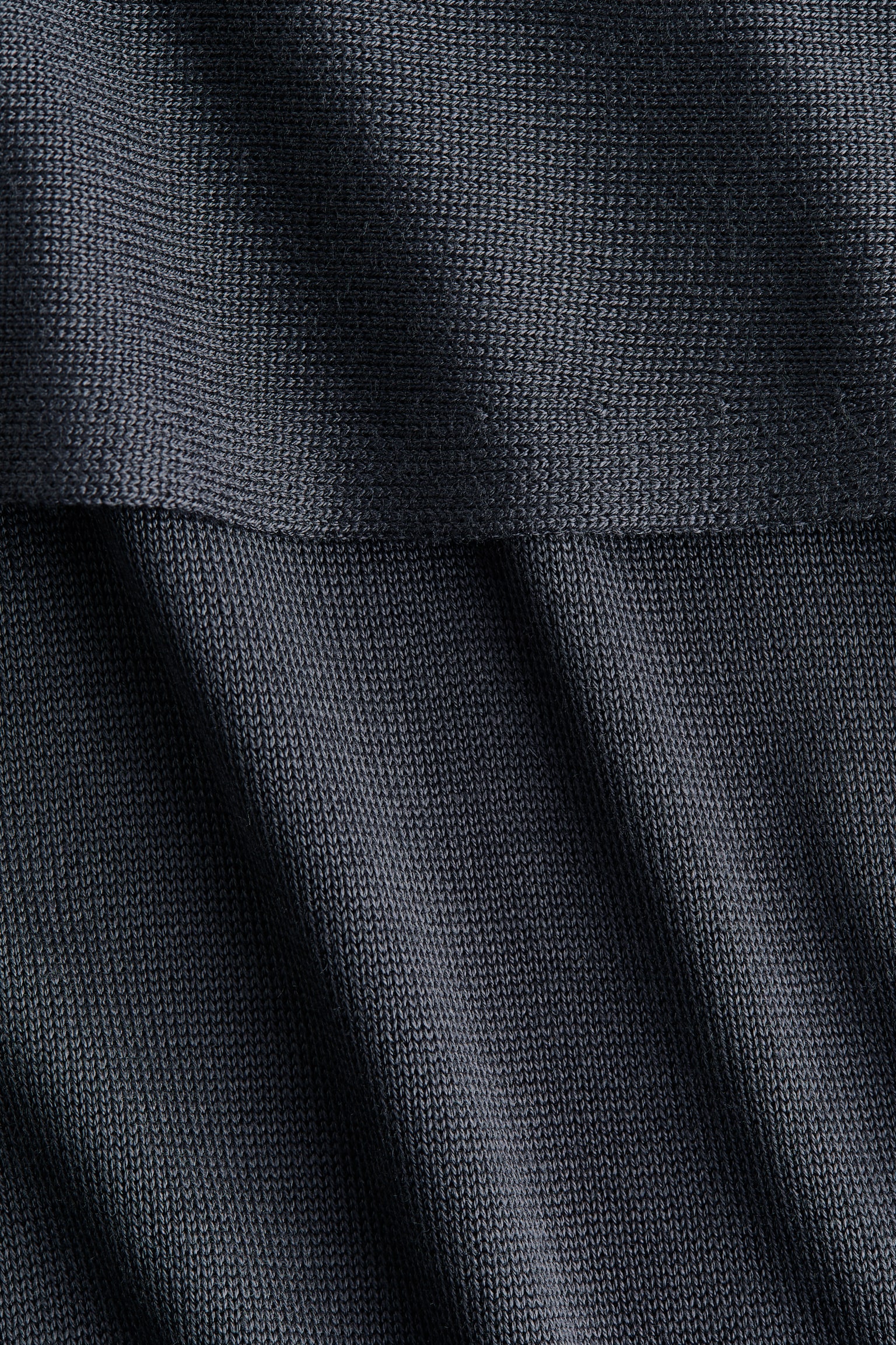 Женский топ H&M Fine-knit cape top, цвет: Тёмный серый — фото 4