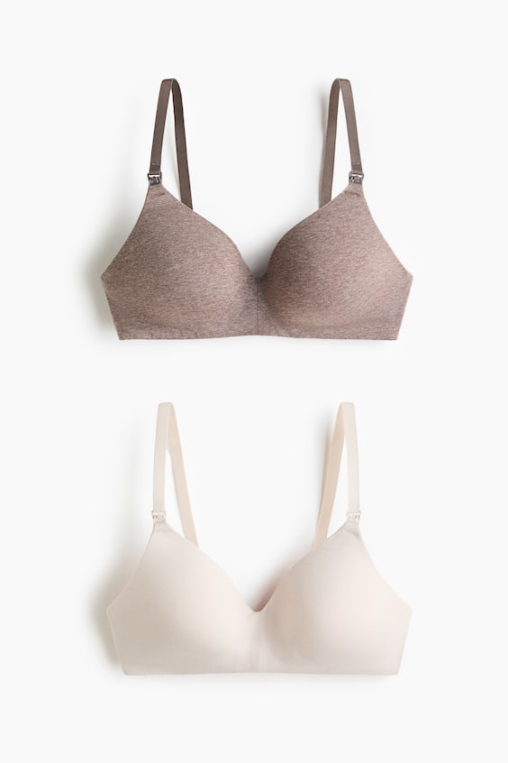 Женские бра для кормления H&M MAMA хлопковые, 2 шт