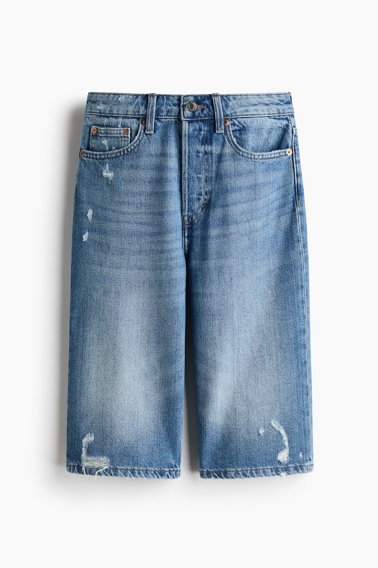 Denim Bermuda Shorts