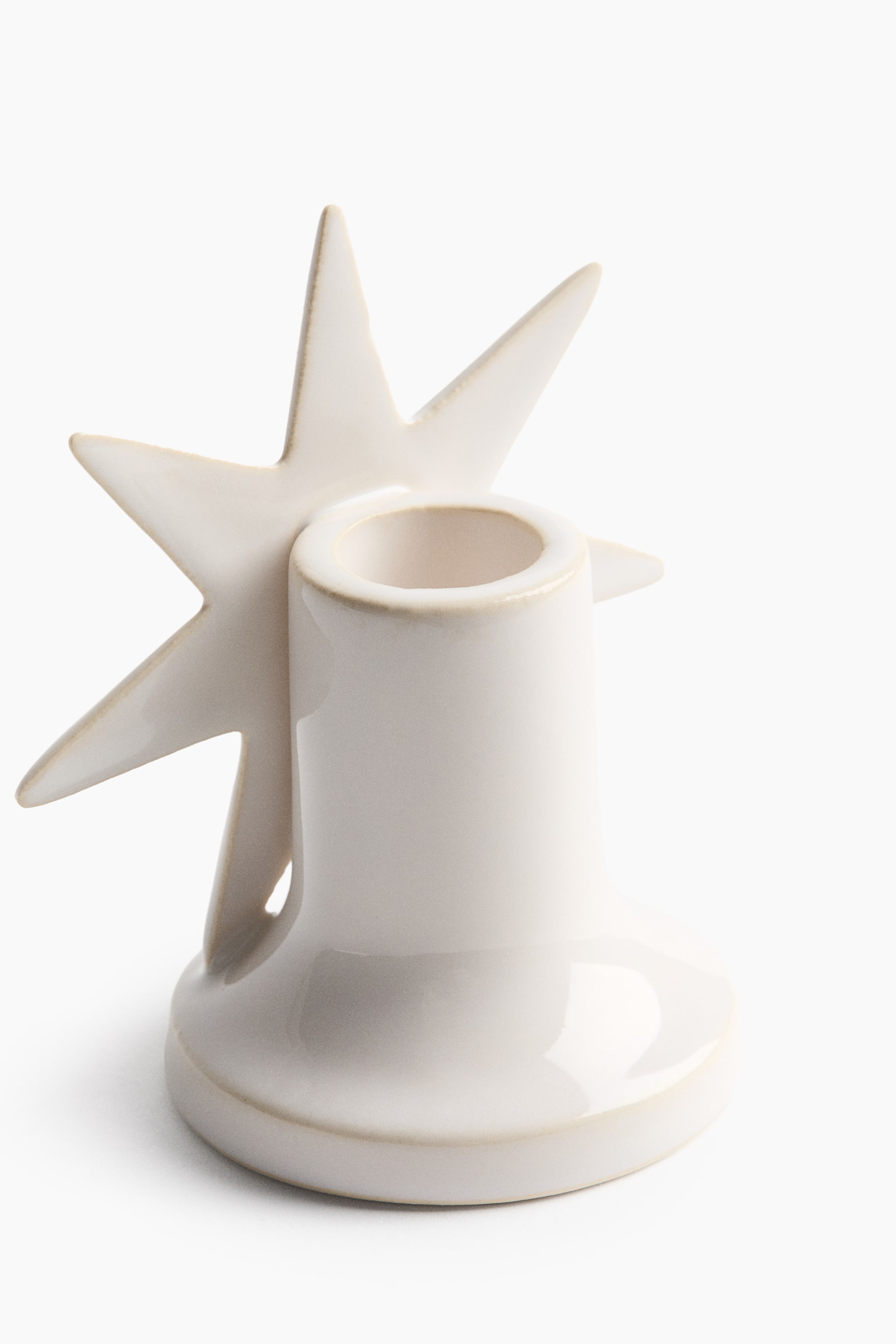Stoneware Candlestick
