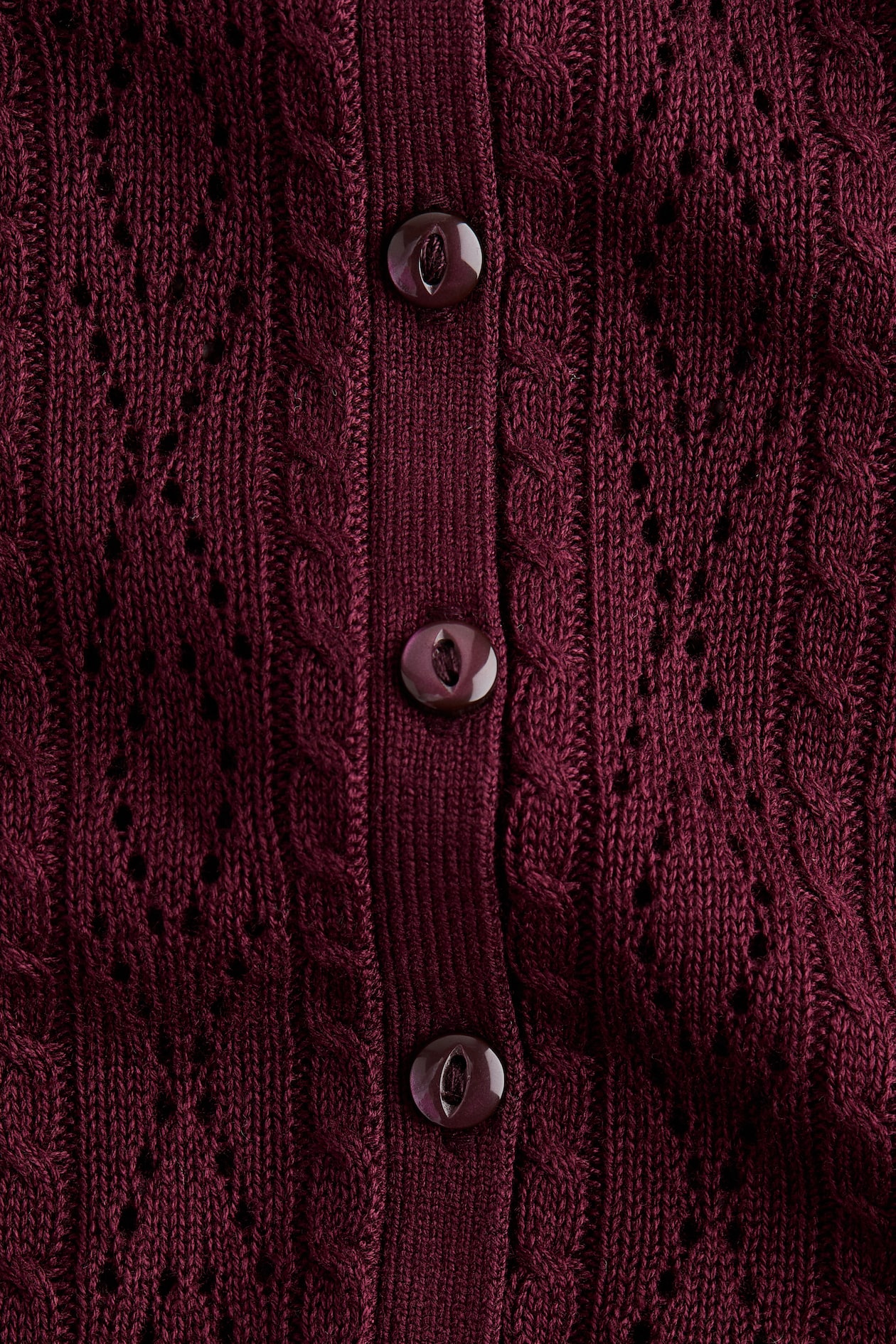 Pointelle-Knit Cardigan - image 2