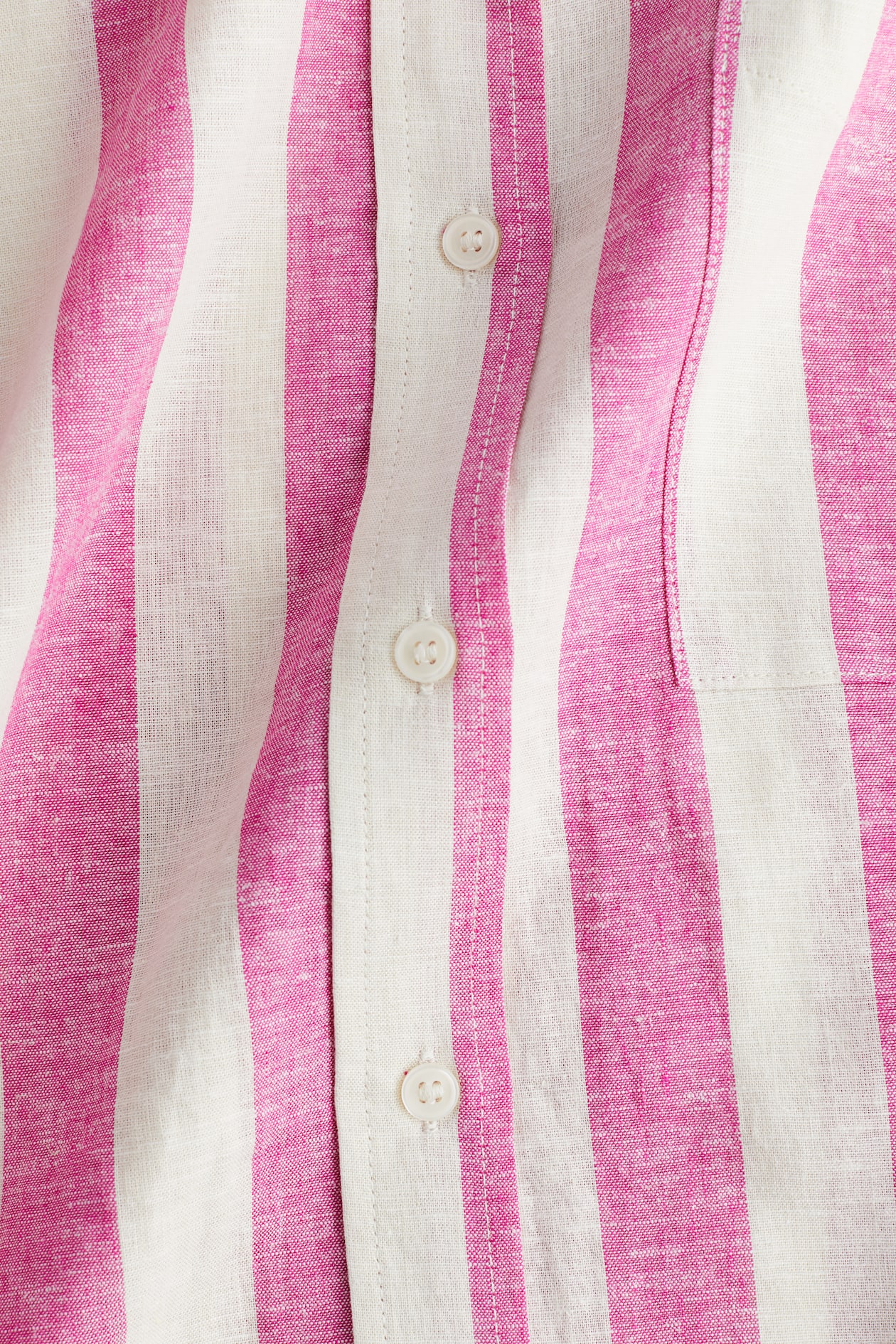 Oversized Linen-Blend Shirt - image 2