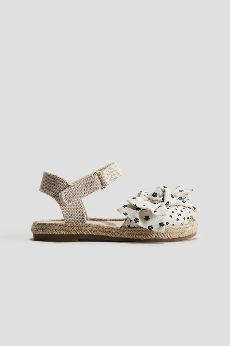 Sandalias con pulsera Blanco/Floral NIÑOS H&M ES
