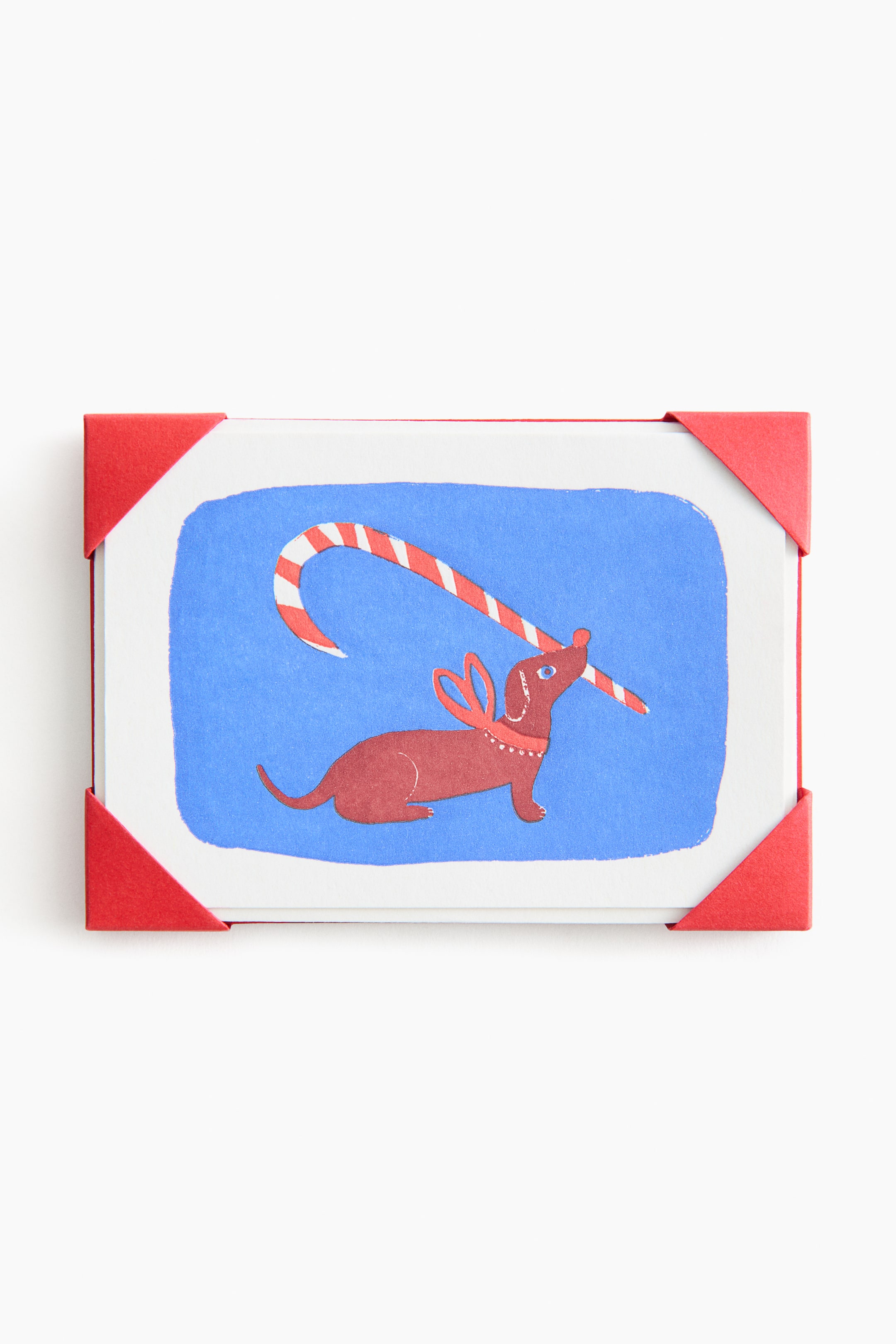 Größeres Bild anzeigen: Candy Cane Dog Notelet Pack - Blau - Archivist Gallery | H&M AT 2