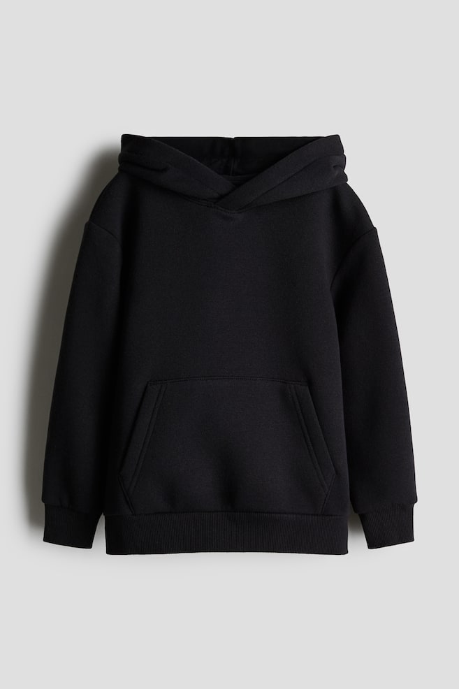 Brushed-inside hoodie - Black/Forest green/Dark yellow/Green/Blue/Light grey marl/Dark grey - 1