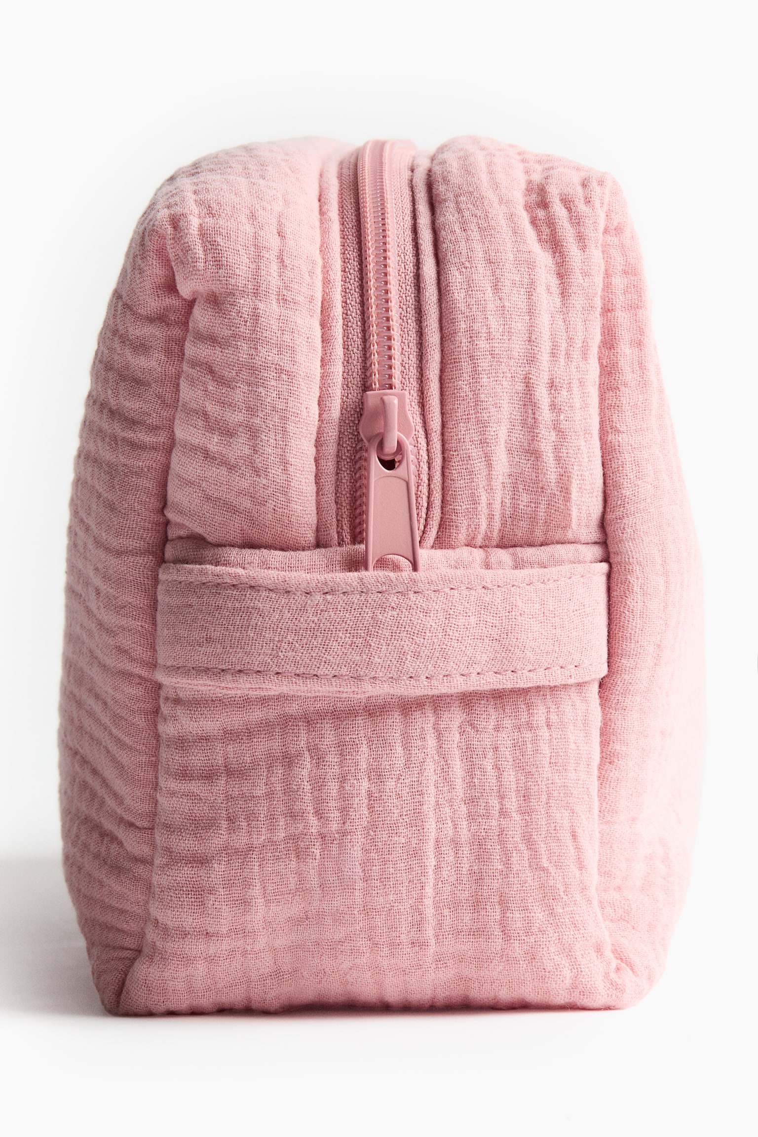 Wickeltasche aus Musselin - Rosa/Hellbeige/Helles Khakigrün - 4