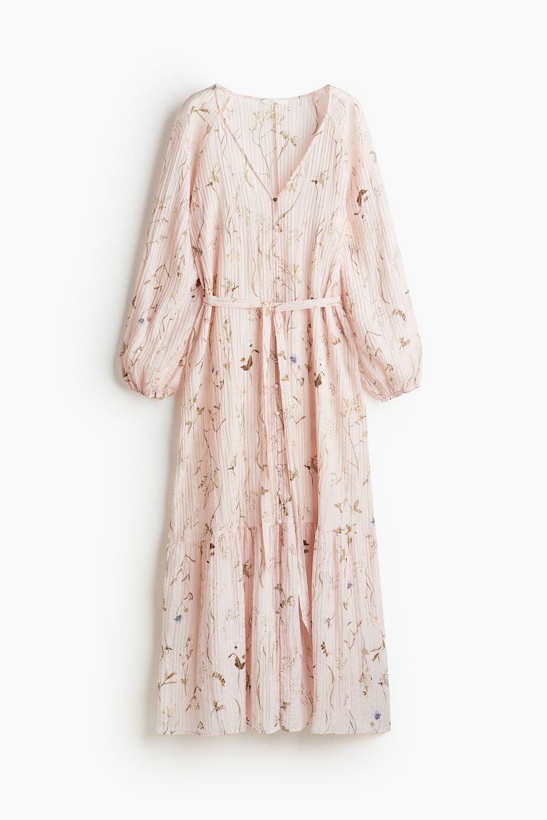 open lace back dress Simone Rocha x H&M pink mesh dress M  Red Vintage