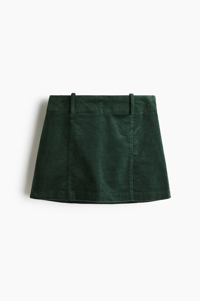 Mini skirt - Dark green - 1
