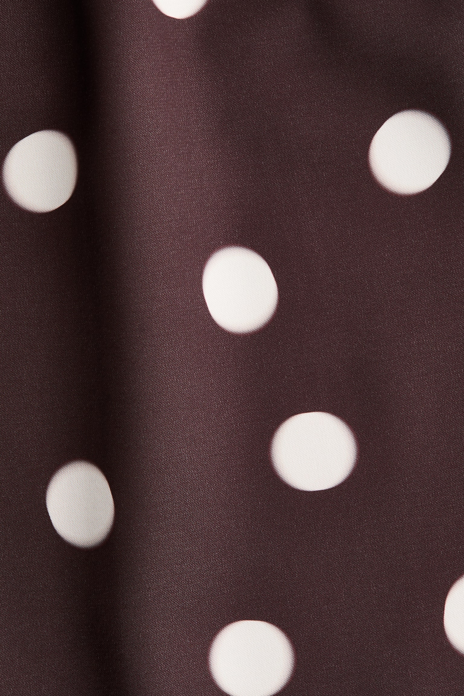 Pencil Skirt - Dark brown/polka dot - 3