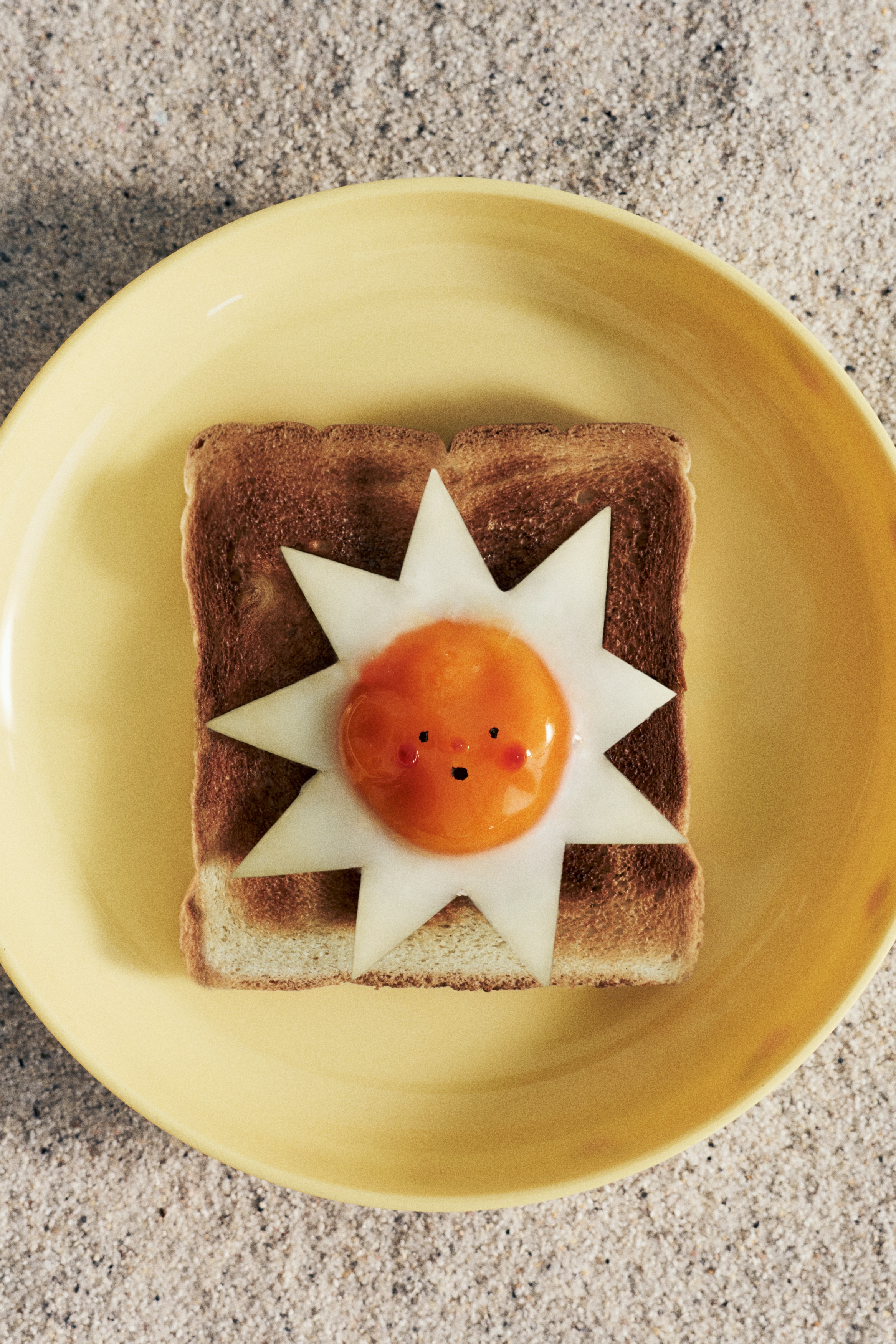 Piatto per bambini a motivi - Giallo chiaro/arance/Azzurro/pesci