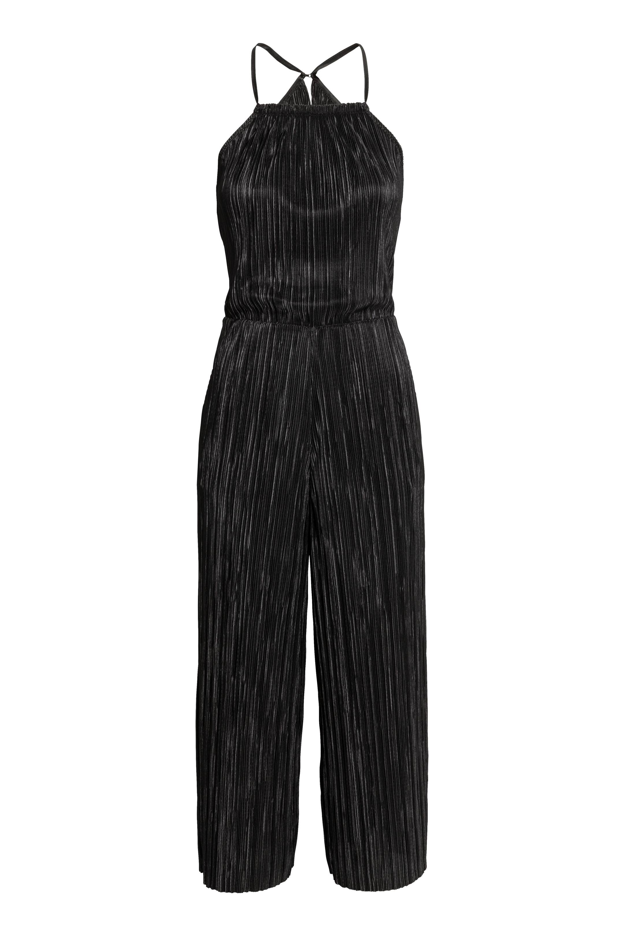 View larger image: Pleated jumpsuit - Black - Ladies | H&M GB 1