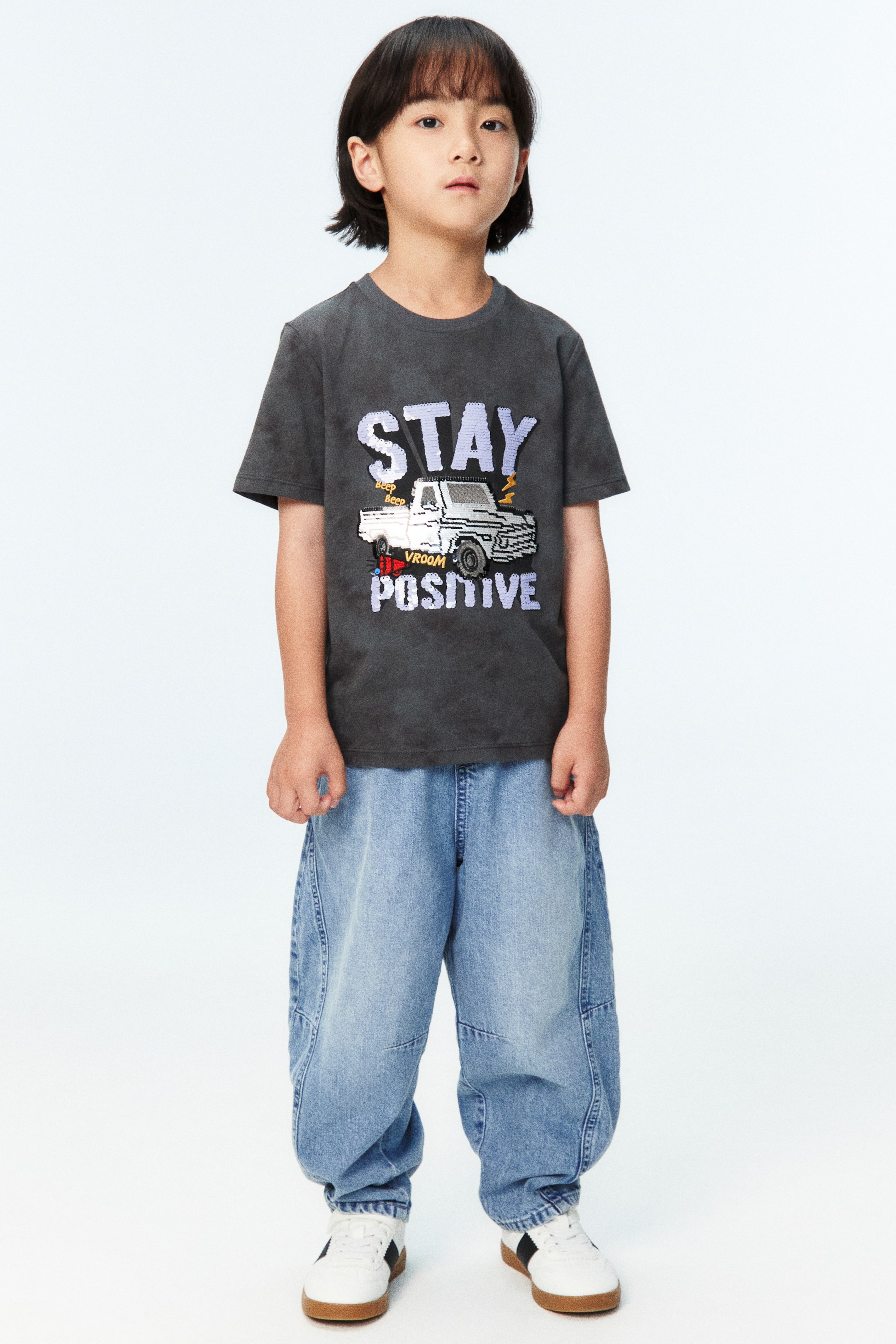View larger image: Denim Joggers - Light denim blue - Kids | H&M PH 1