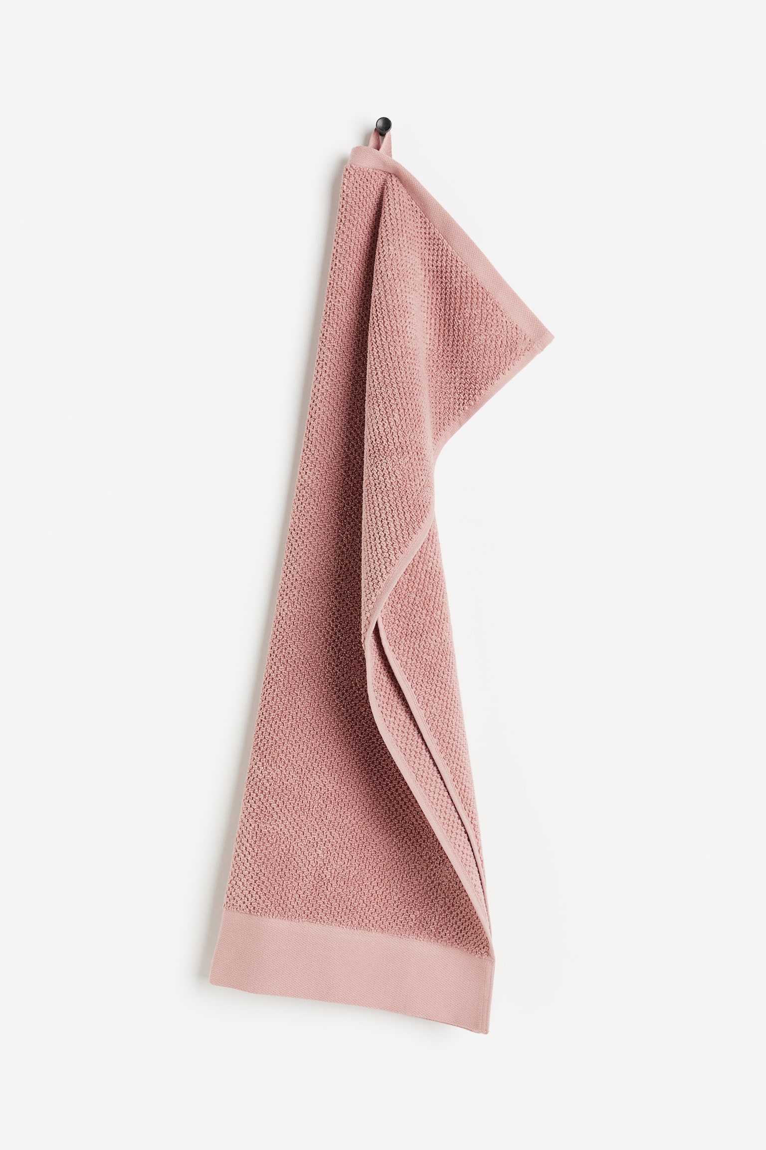 Cotton terry hand towel - Pink/Light dusty blue/Sage green/Dusty pink/Light beige/Khaki green/Light greige/Black/Light blue/Dark purple/Dark green - 1