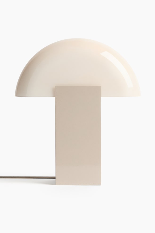 Geometrische tafellamp - Lichtbeige/Lichtbeige/zilverkleurig - 1