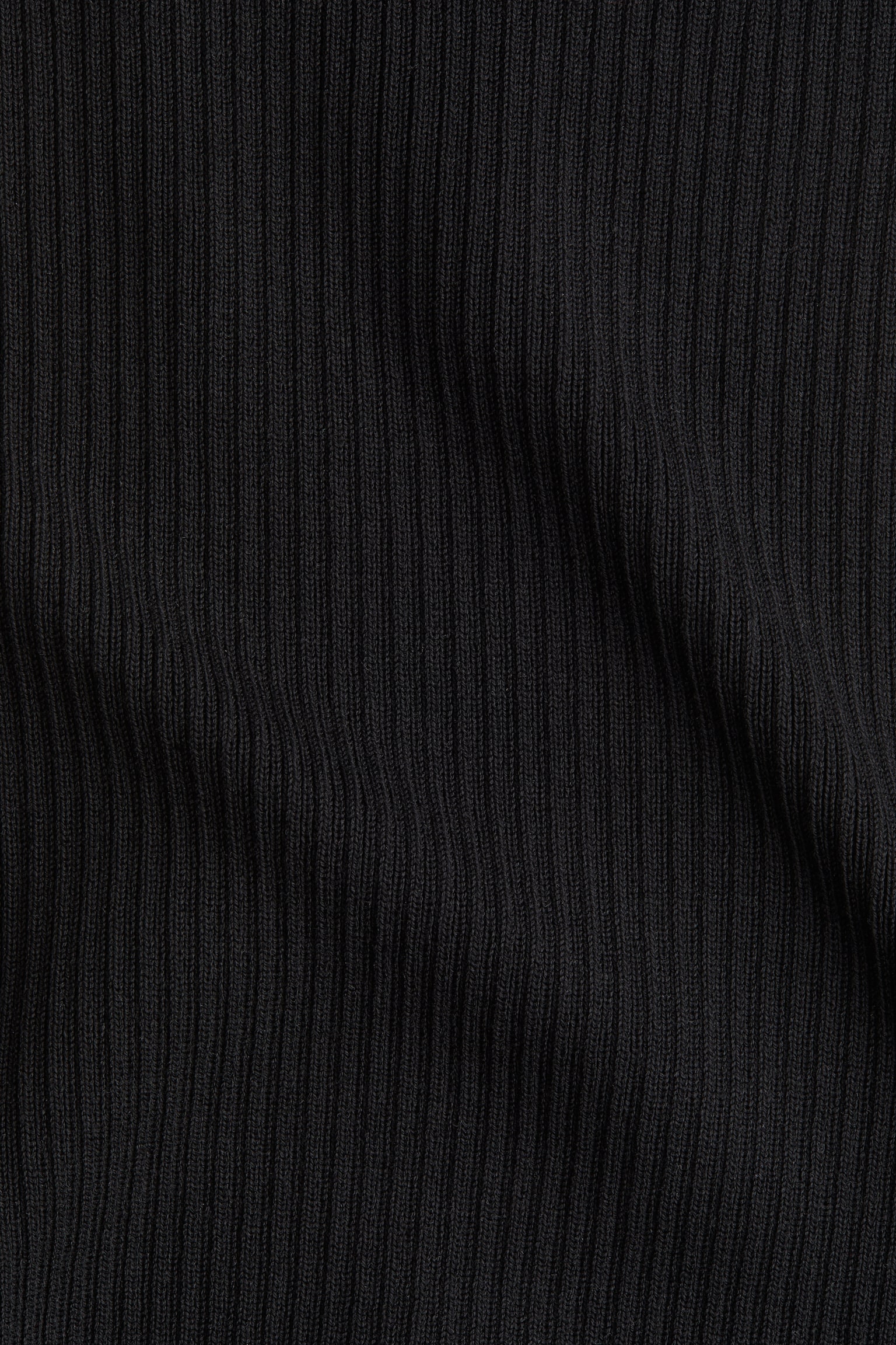Женское платье H&M Rib-Knit Bandeau, цвет: Чёрный — фото 2