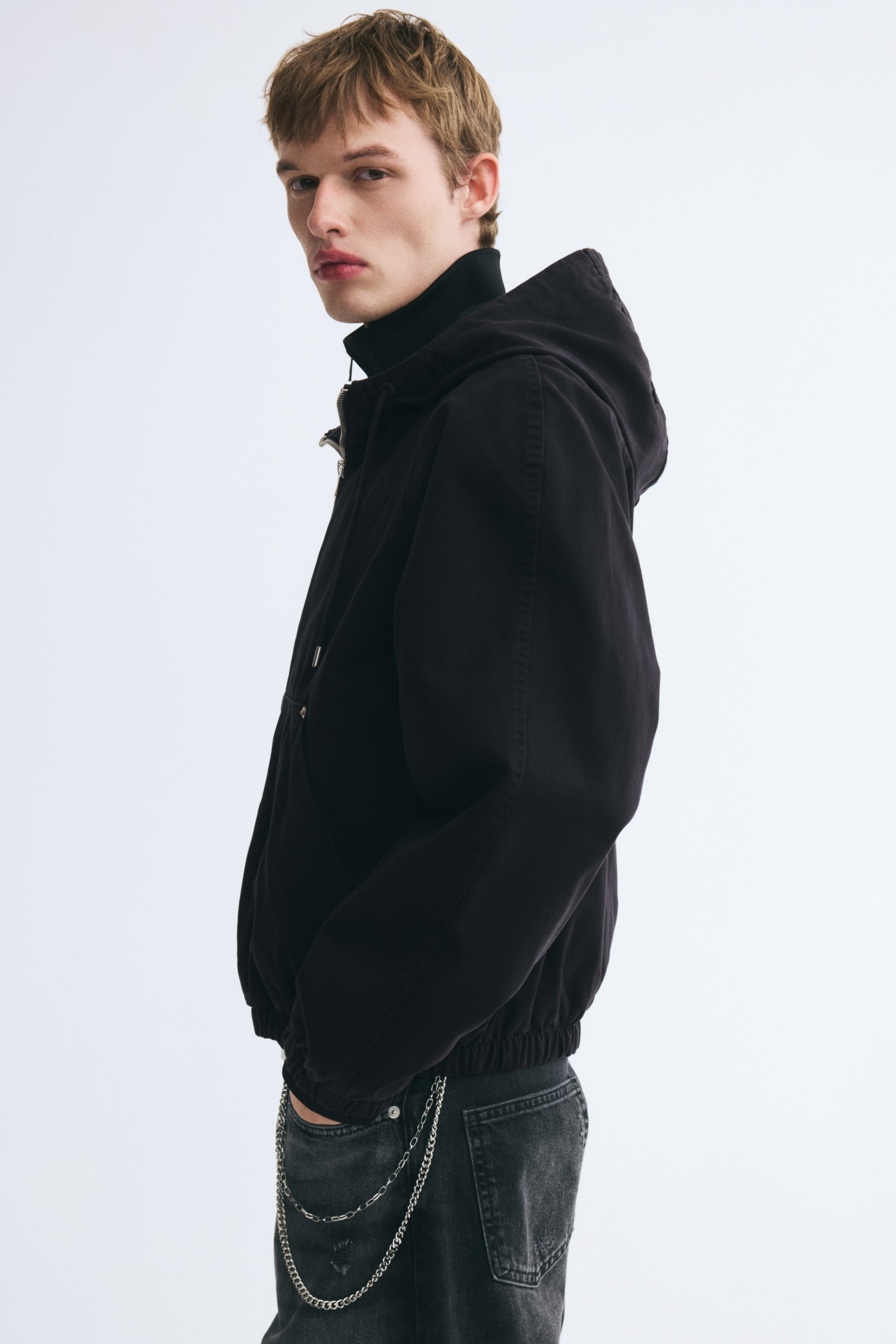 Hooded Cotton Workwear Jacket