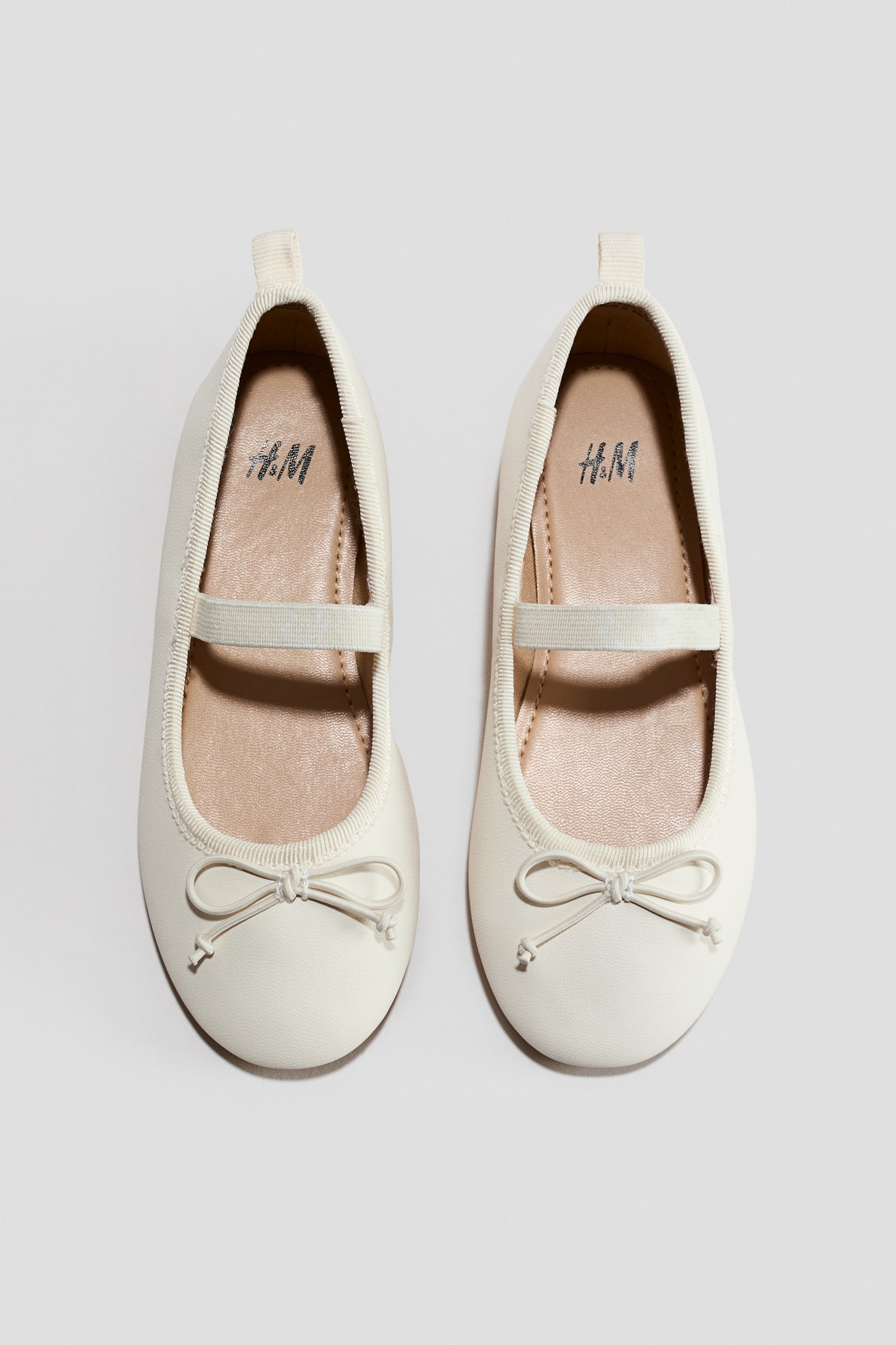 Ballet pumps - Cream/Black/Powder pink/Gold-coloured - 1