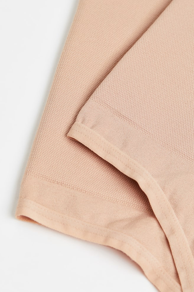 Lot de 2 culottes Thong Medium Shape - Beige clair/Noir/Beige foncé - 5