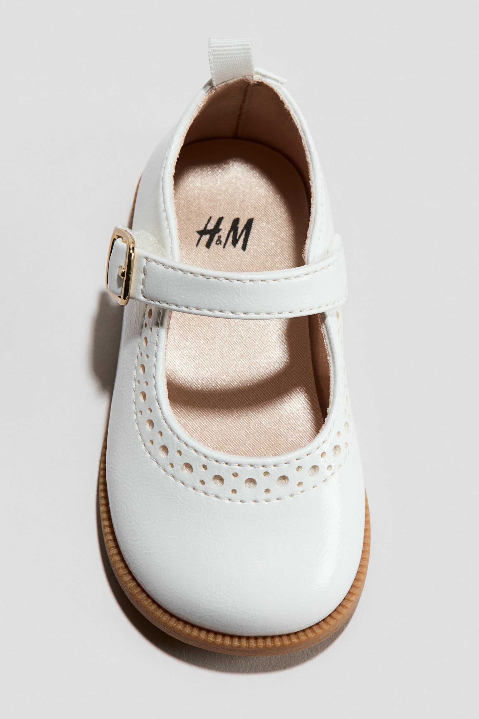 Pantofi Mary Jane - Alb/Roz-deschis - 3