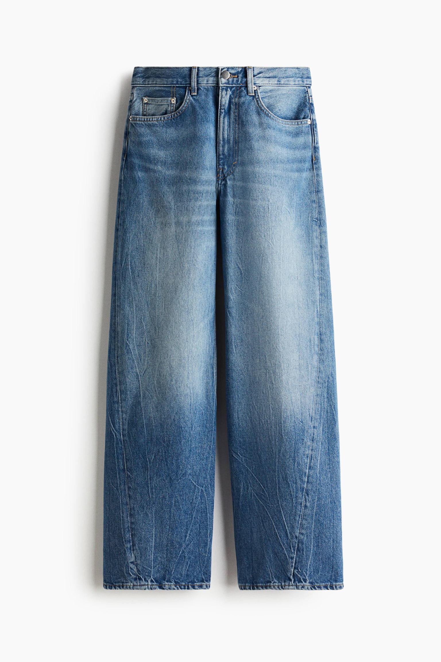 Женские джинсы H&M Low Waist, цвет: Джинсовый синий — фото 1